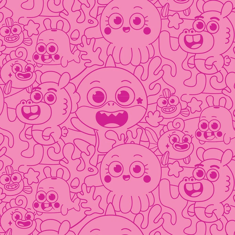 Baby Shark's Big Show Pink Kids Leggings - Image 2