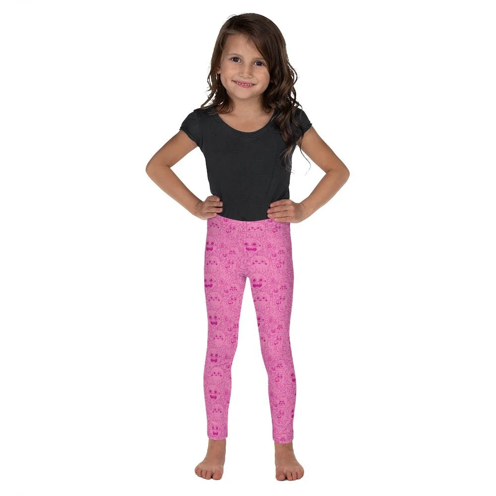 Baby Shark's Big Show Pink Kids Leggings - Image 3
