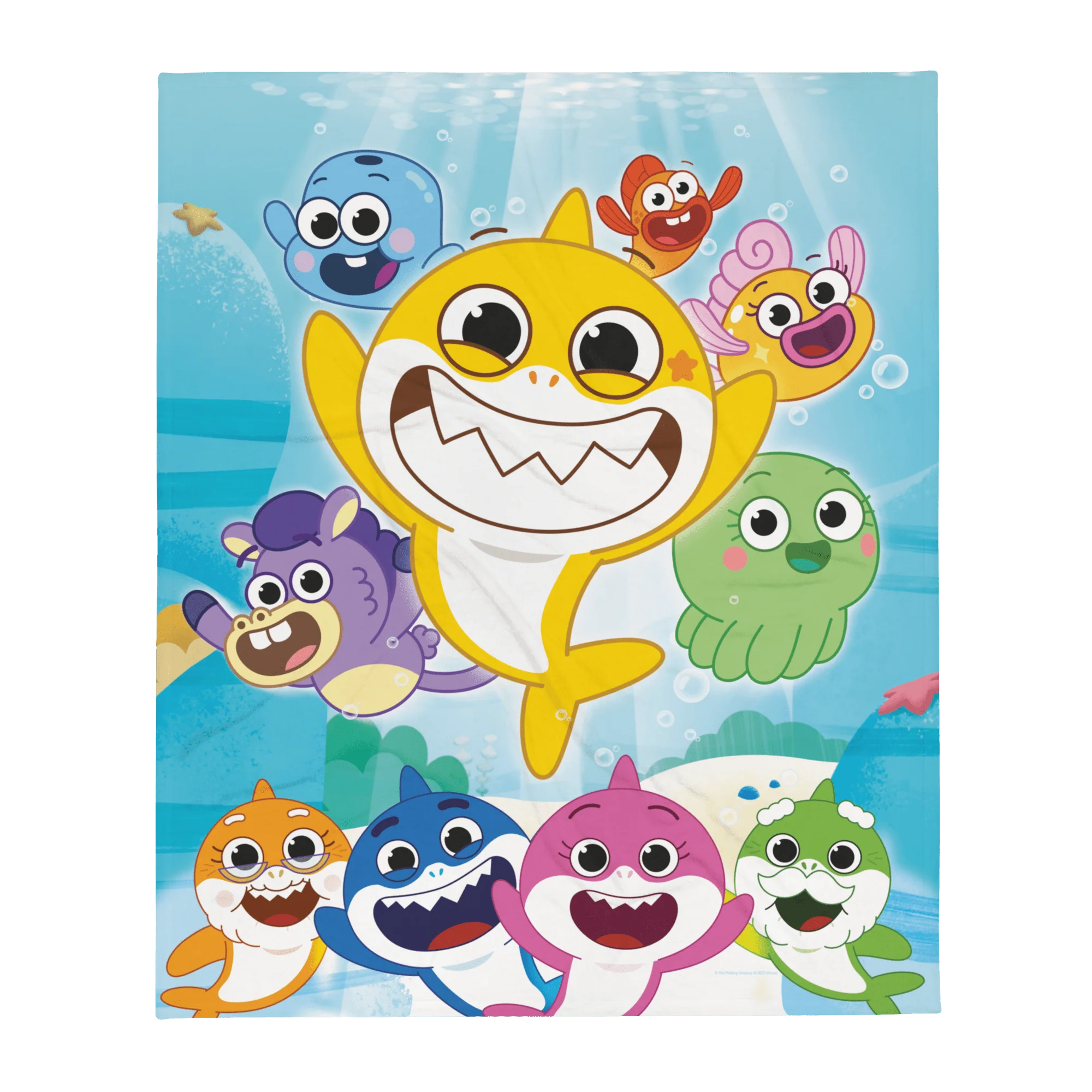 Baby Shark's Big Show Undersea World Throw Blanket