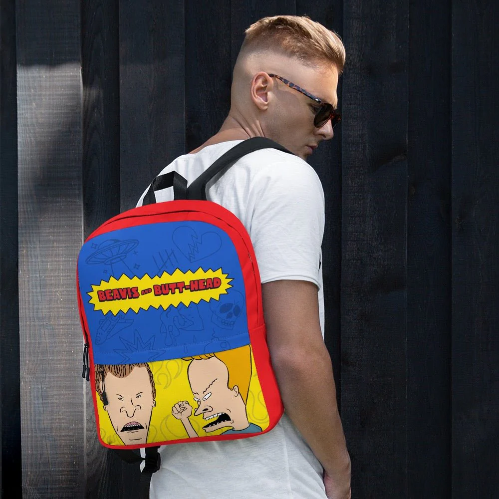 Beavis and Butt-Head Logo Premium Backpack - Image 6