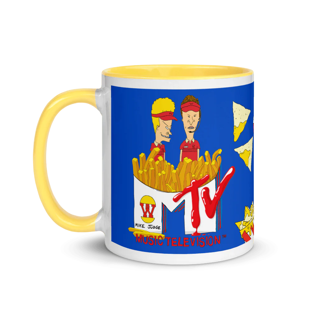 Beavis and Butt-Head Burger World Two-Tone Mug