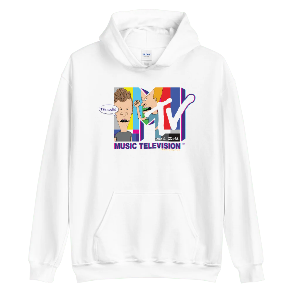 Beavis and Butt-Head MTV Logo Hooded Sweatshirt - Image 6