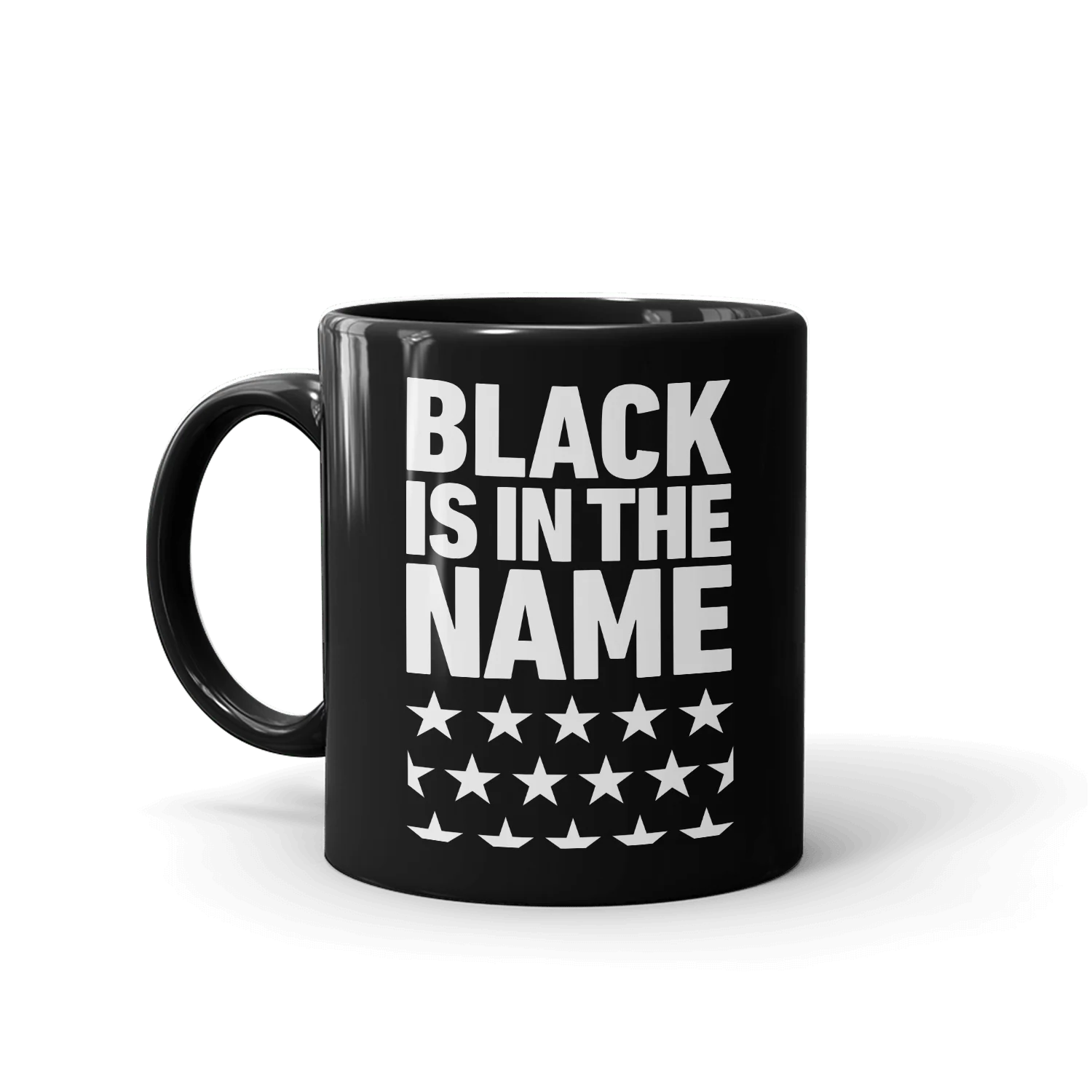 BET Black Is In The Name Black Mug