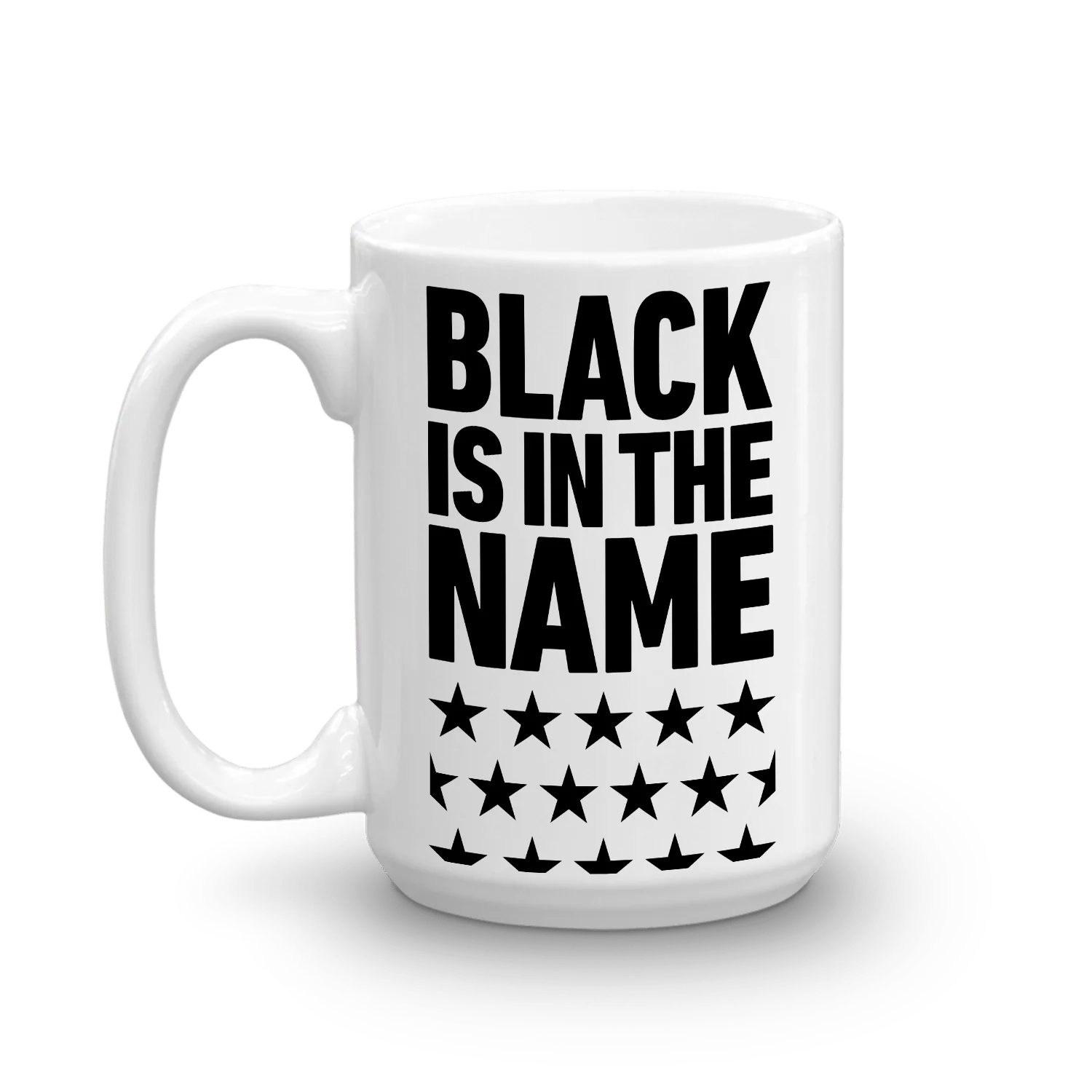 BET Black Is In The Name White Mug - Image 3