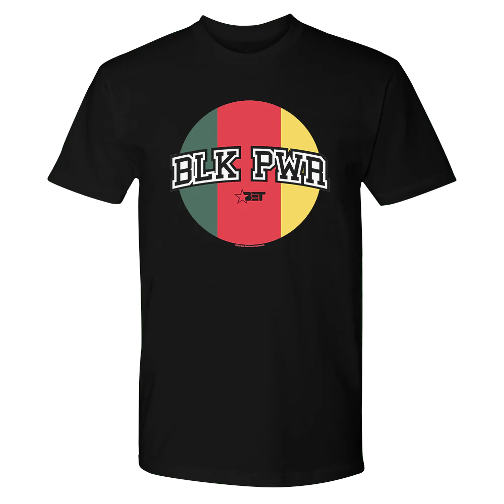 BET BLK PWR Adult Short Sleeve T-Shirt