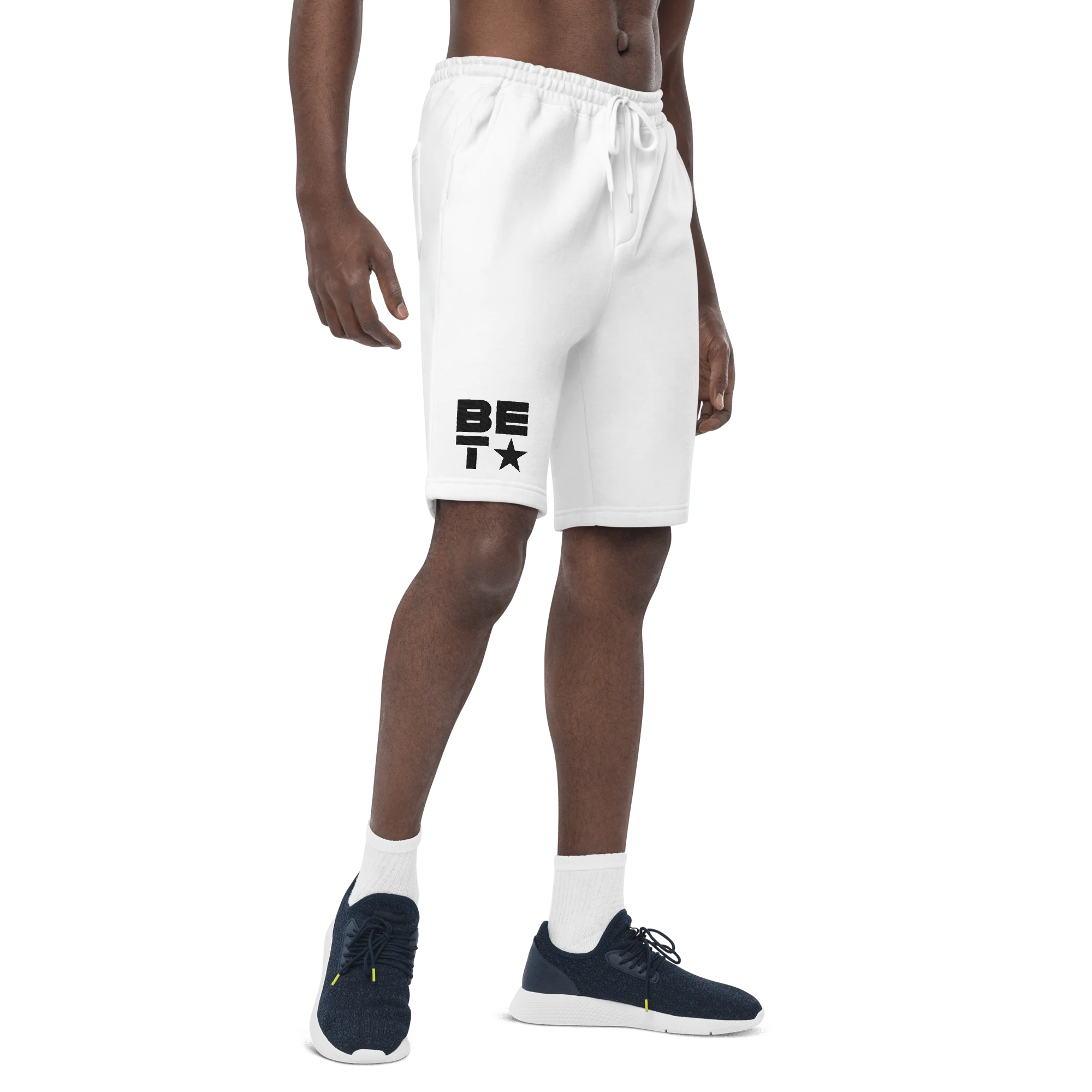 BET Logo Men's Fleece Shorts - Image 4