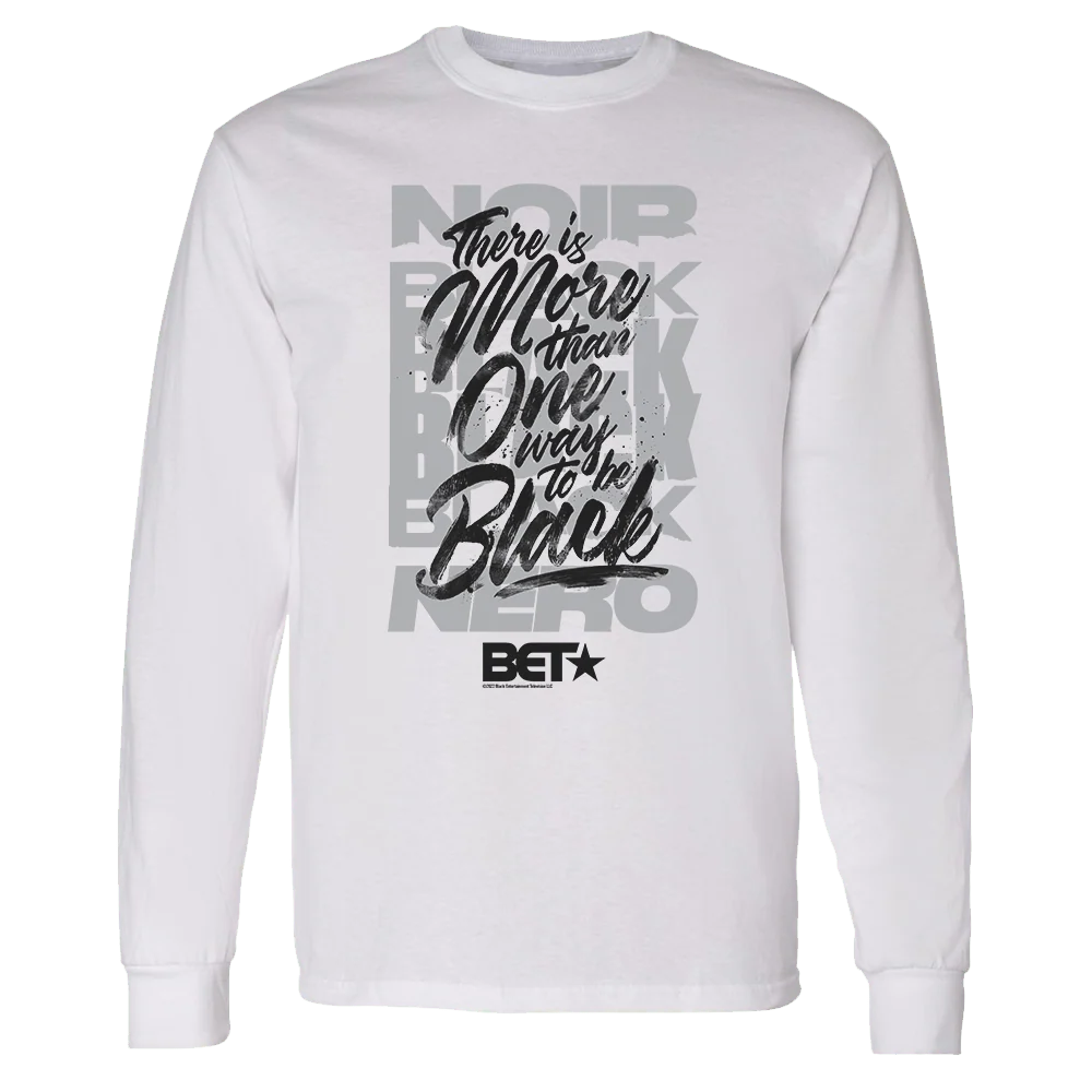 BET More Than One Way Adult Long Sleeve T-Shirt - Image 3
