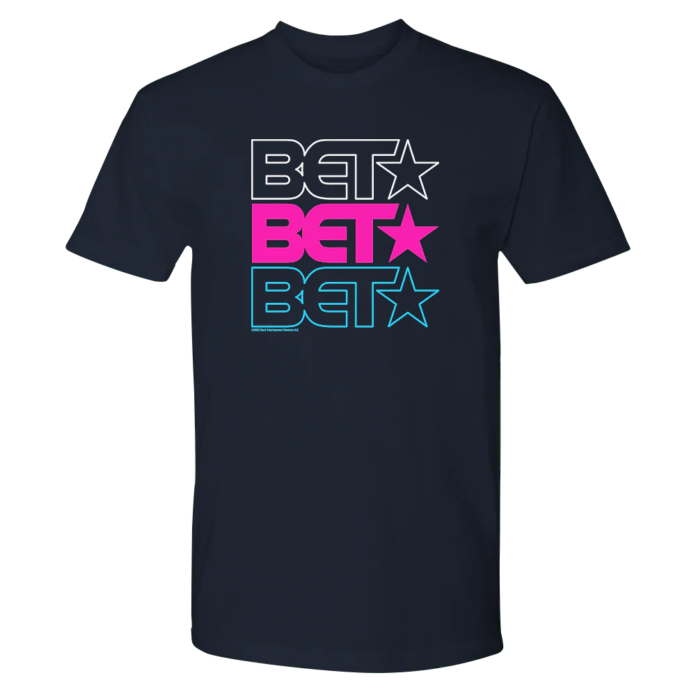 BET Repeat Adult Short Sleeve T-Shirt - Image 3