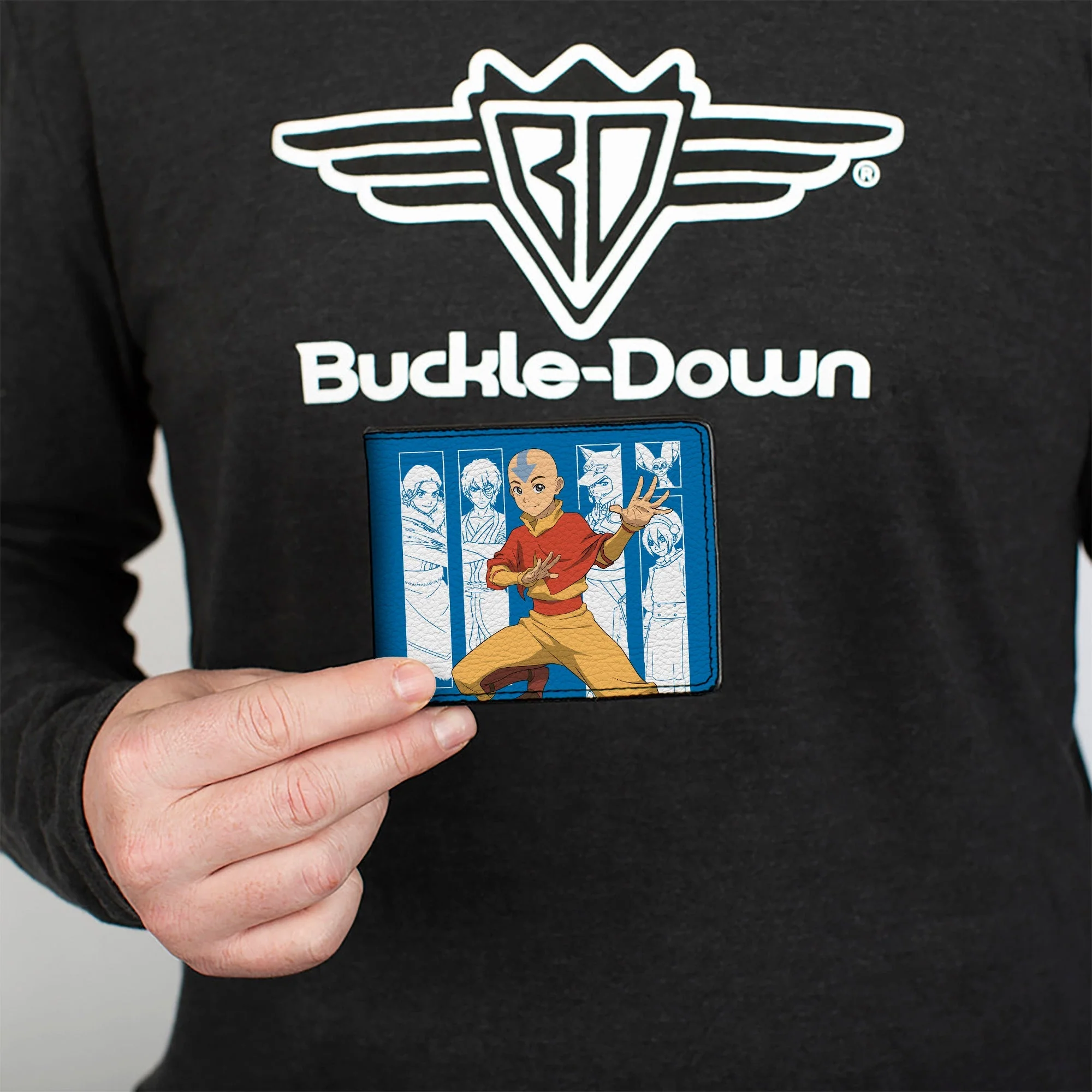 Avatar: The Last Airbender Aang Character Bi-Fold Wallet - Image 3