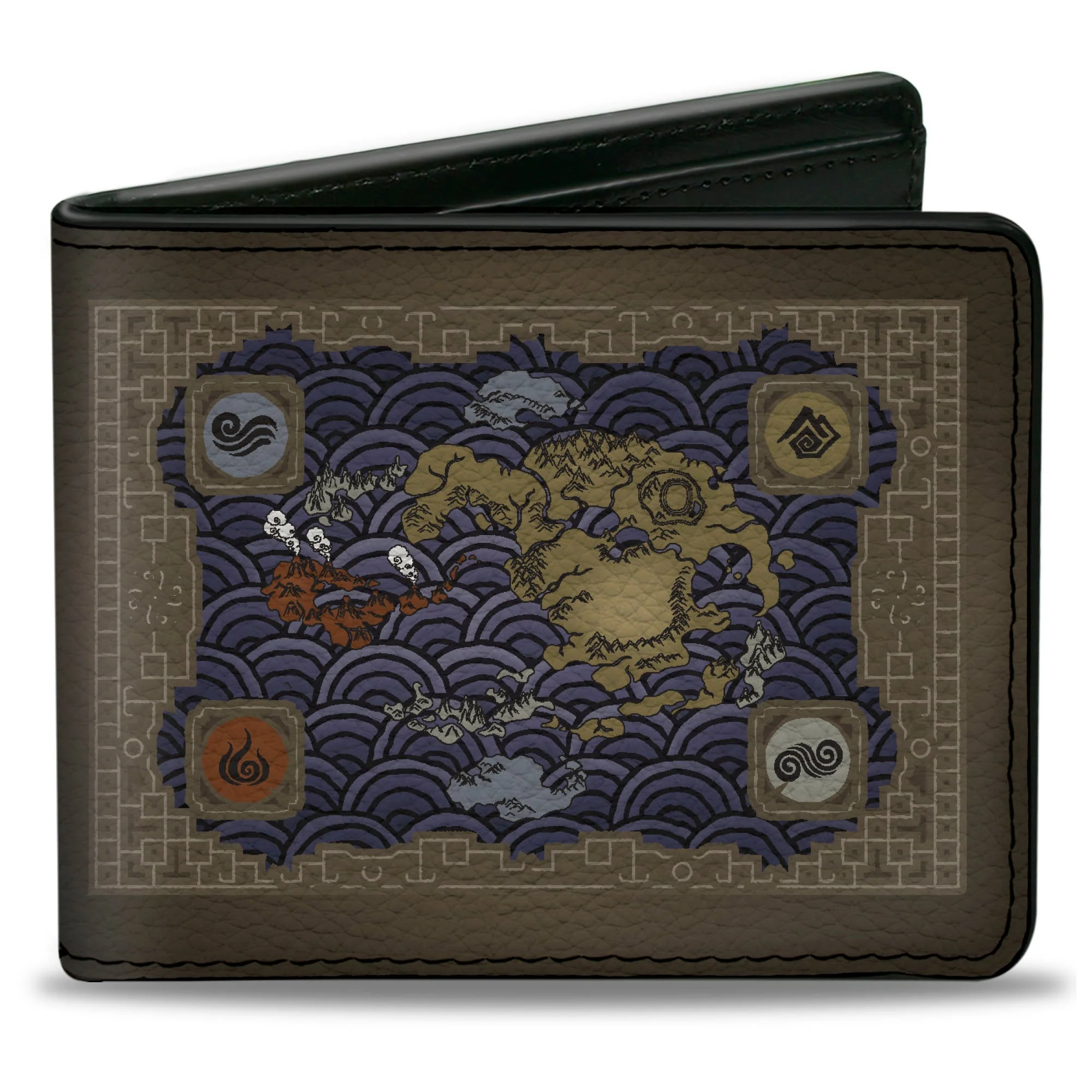Avatar: The Last Airbender Elements Map Bi-Fold Wallet