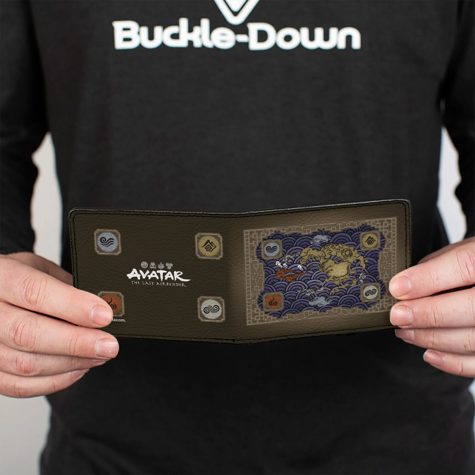 Avatar: The Last Airbender Elements Map Bi-Fold Wallet - Image 4