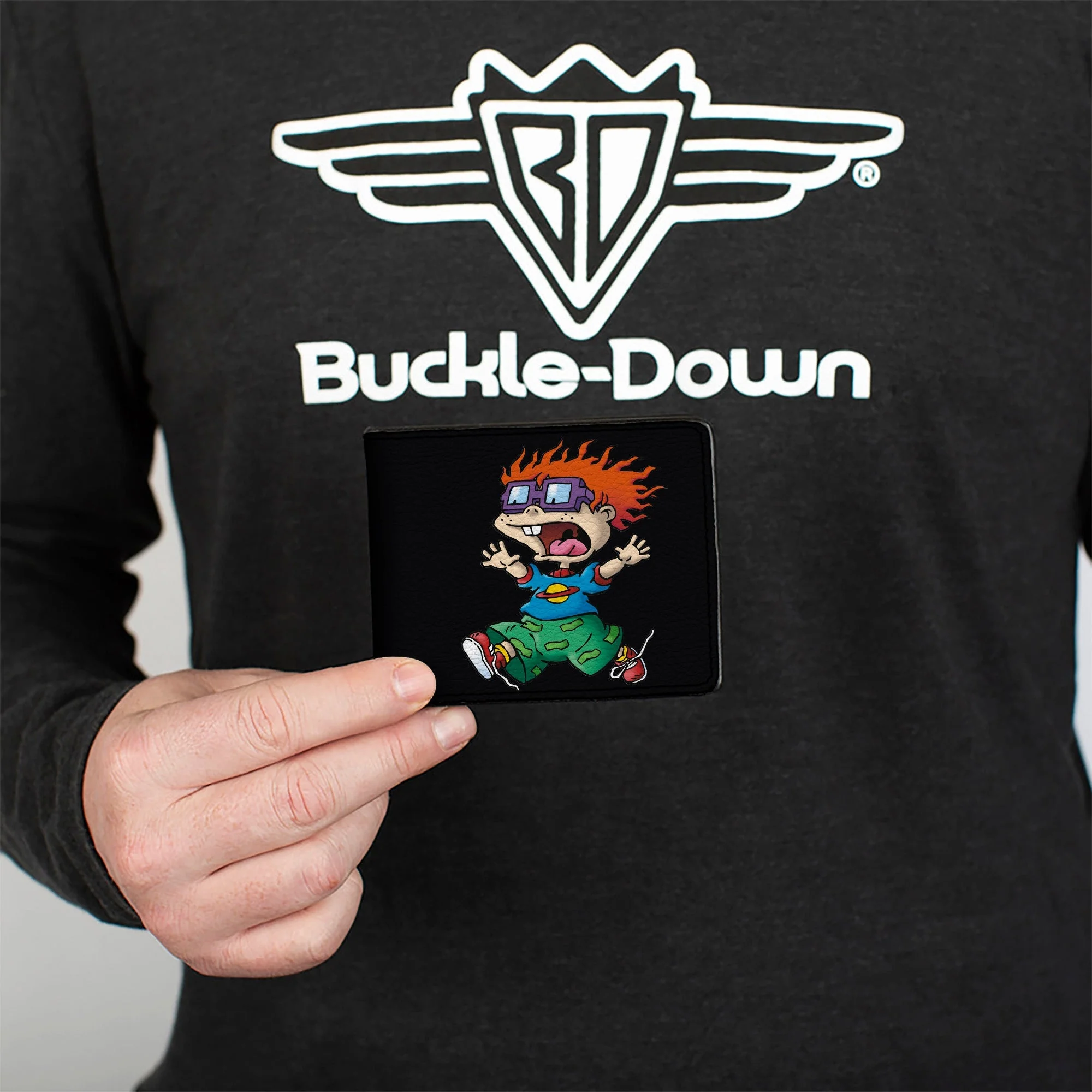 Bi-Fold Wallet - Chuckie Running Pose + Saturn Black - Image 3