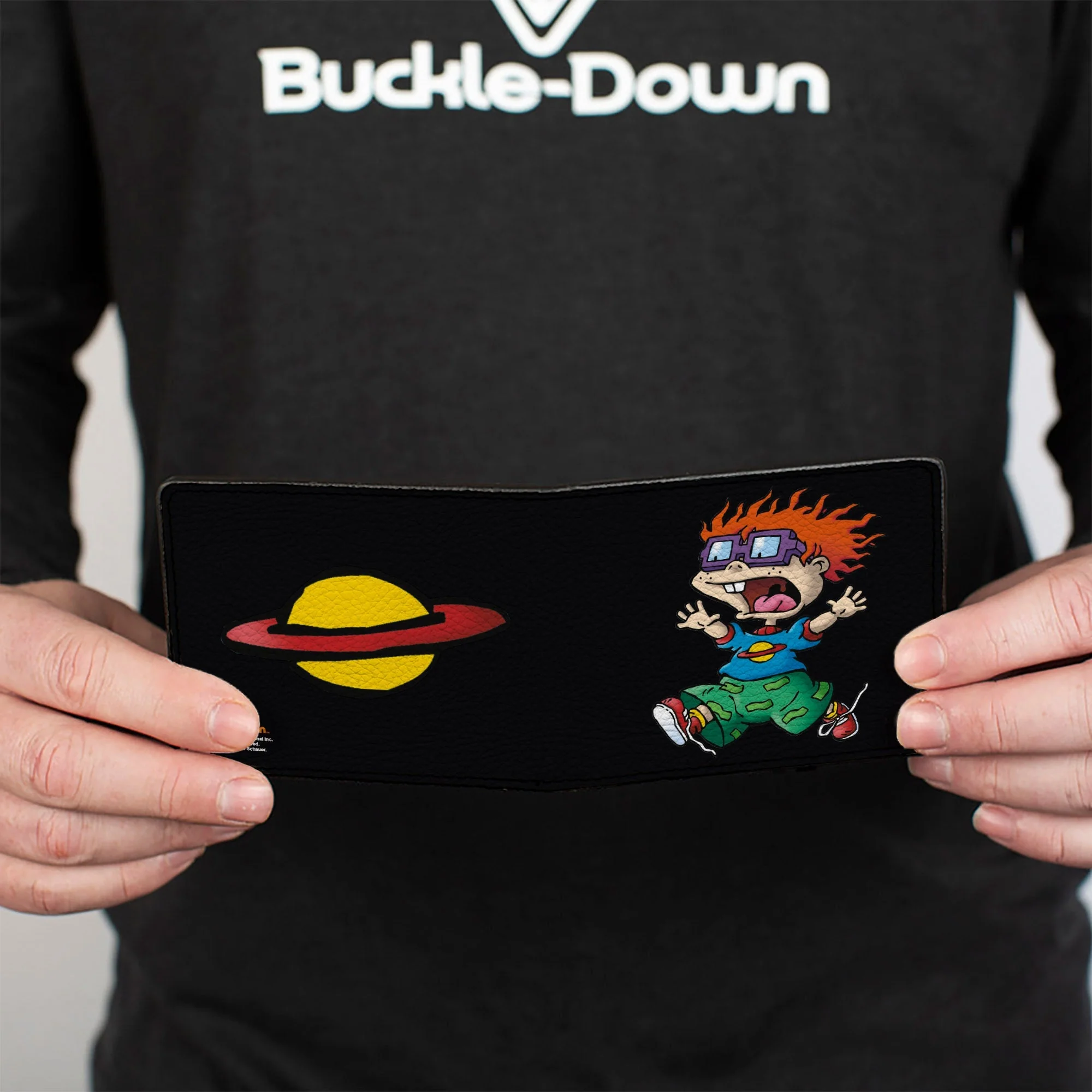 Bi-Fold Wallet - Chuckie Running Pose + Saturn Black - Image 4
