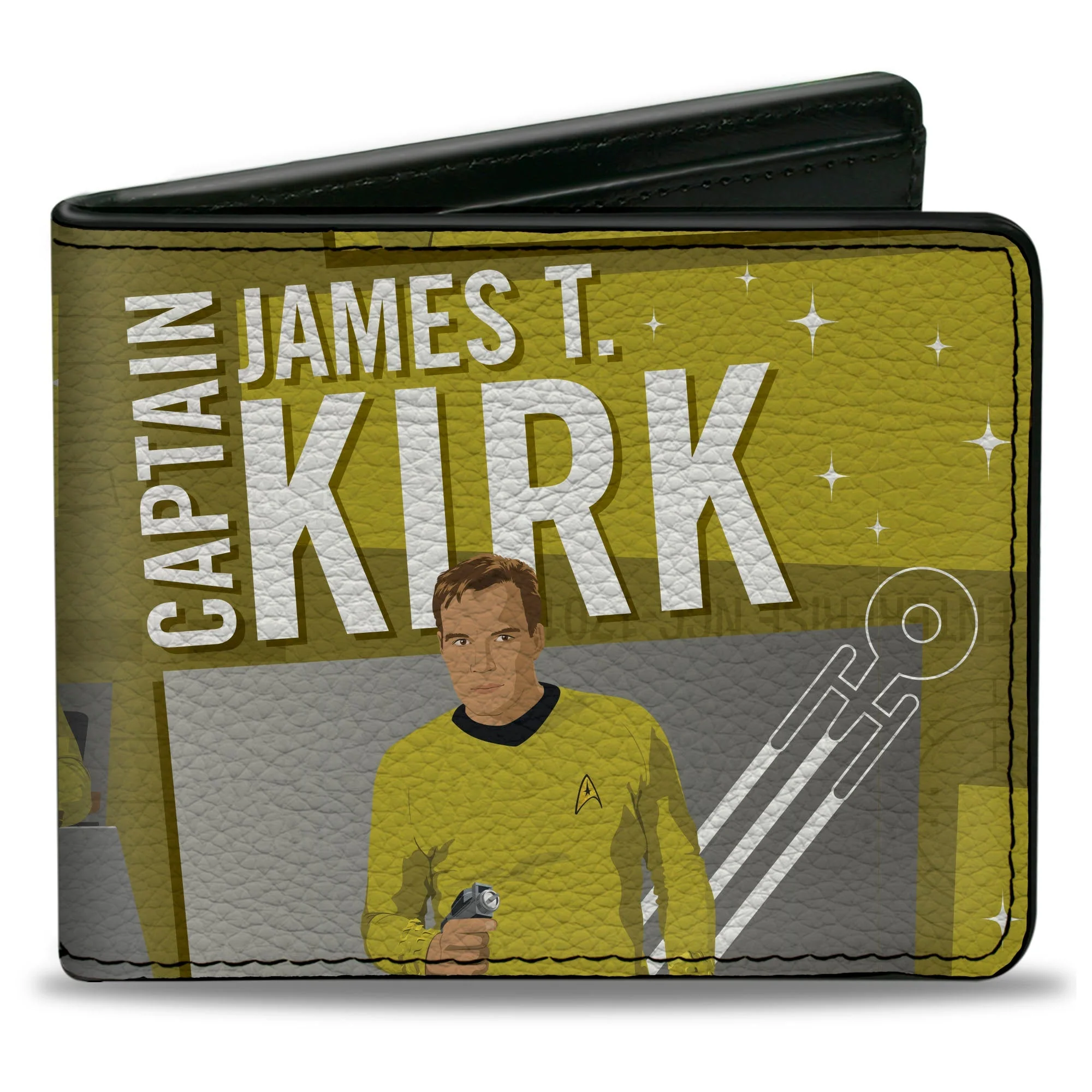 Star Trek Captain James T. Kirk Collage Bi-Fold Wallet