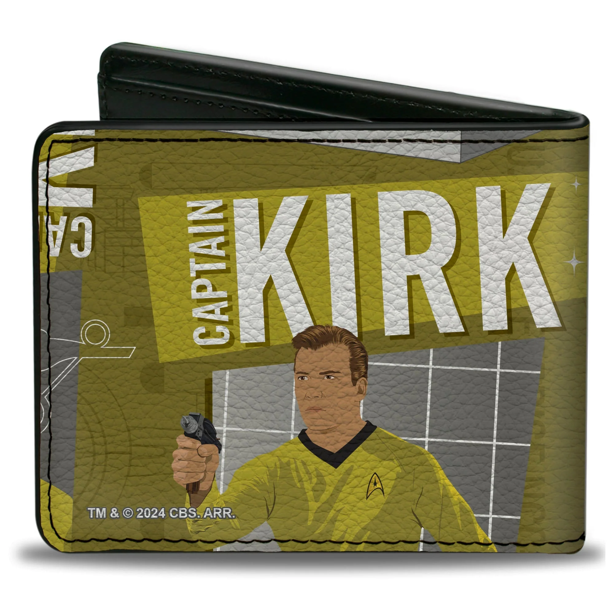 Star Trek Captain James T. Kirk Collage Bi-Fold Wallet - Image 2