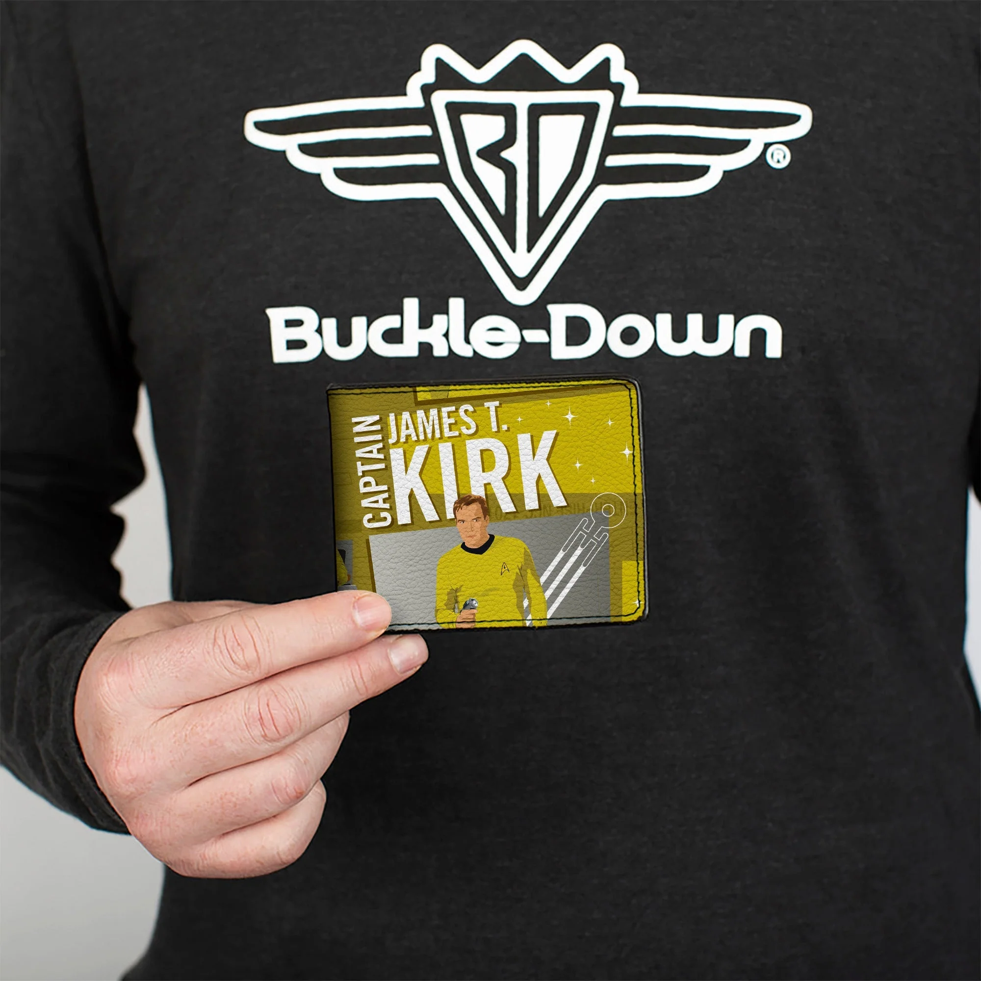 Star Trek Captain James T. Kirk Collage Bi-Fold Wallet - Image 3