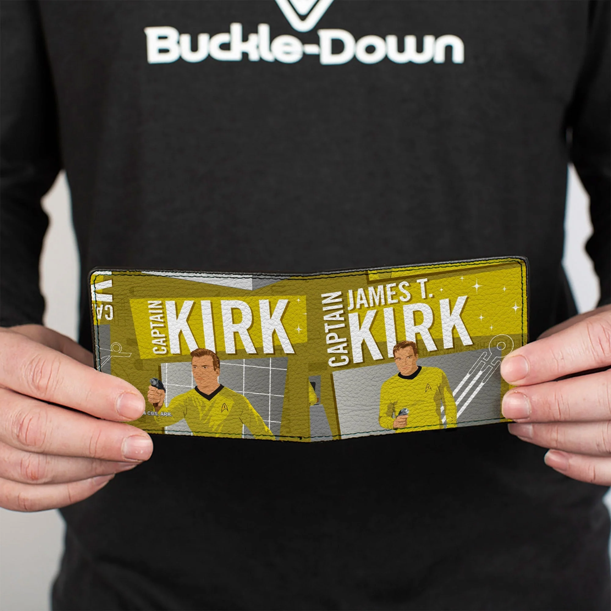 Star Trek Captain James T. Kirk Collage Bi-Fold Wallet - Image 4