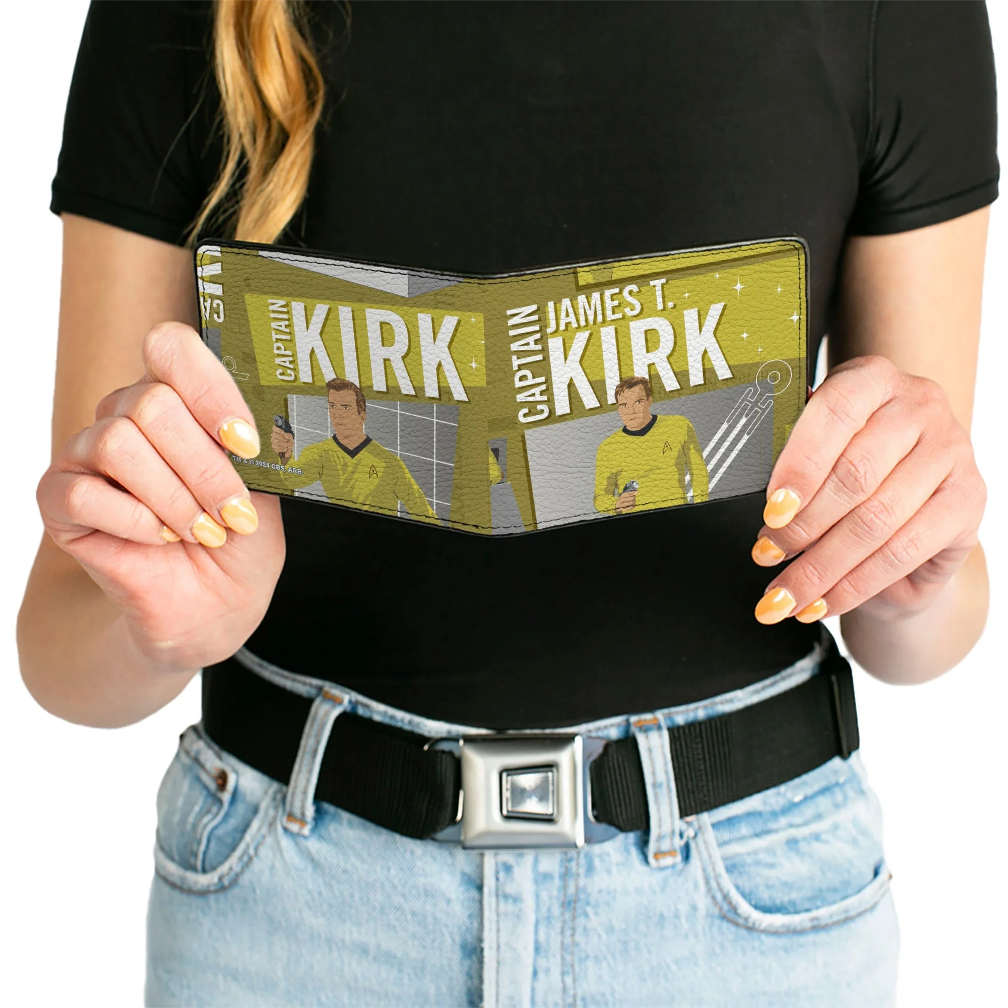 Star Trek Captain James T. Kirk Collage Bi-Fold Wallet - Image 6