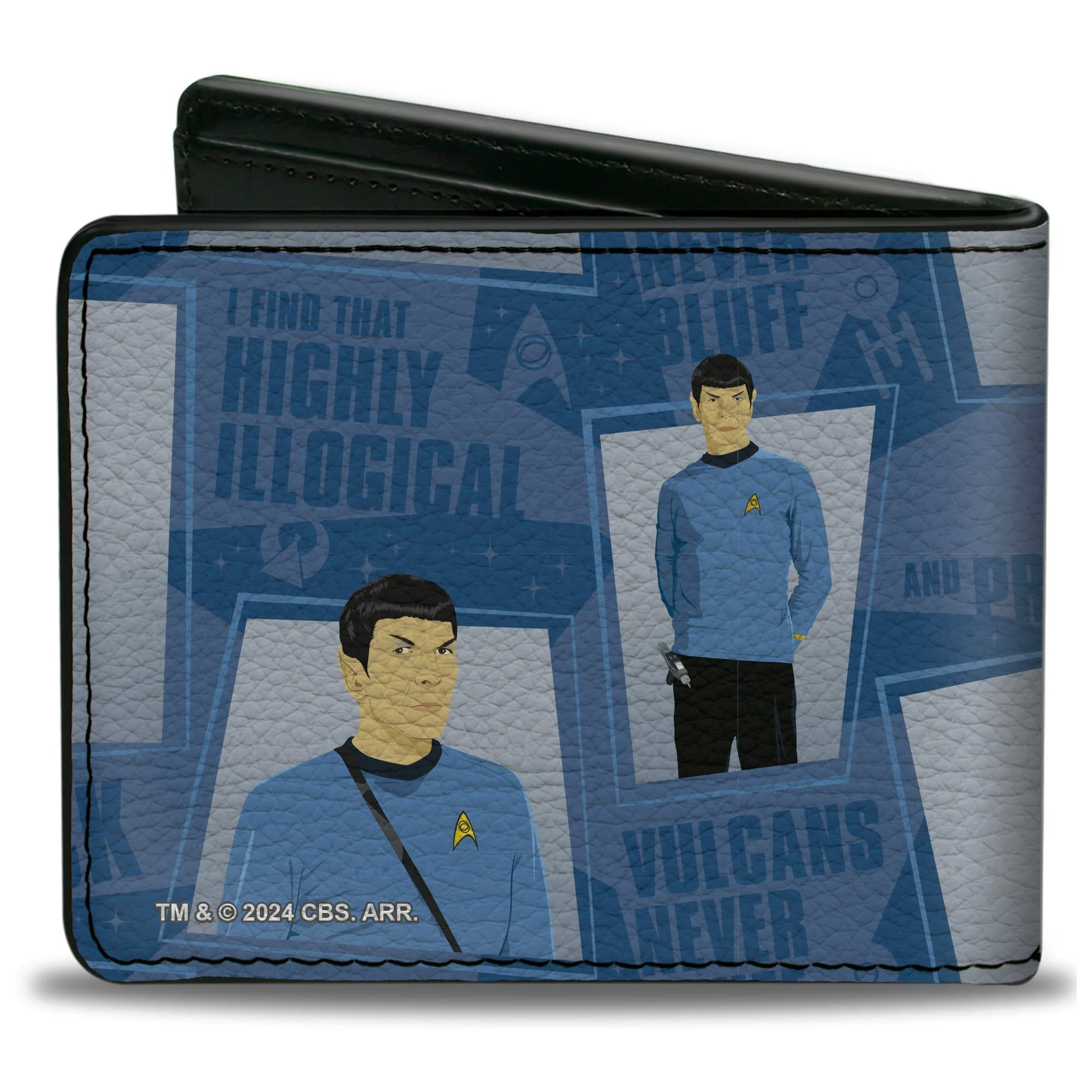 Star Trek Classic Poses and Quotes Collage Bi-Fold Wallet - Image 2