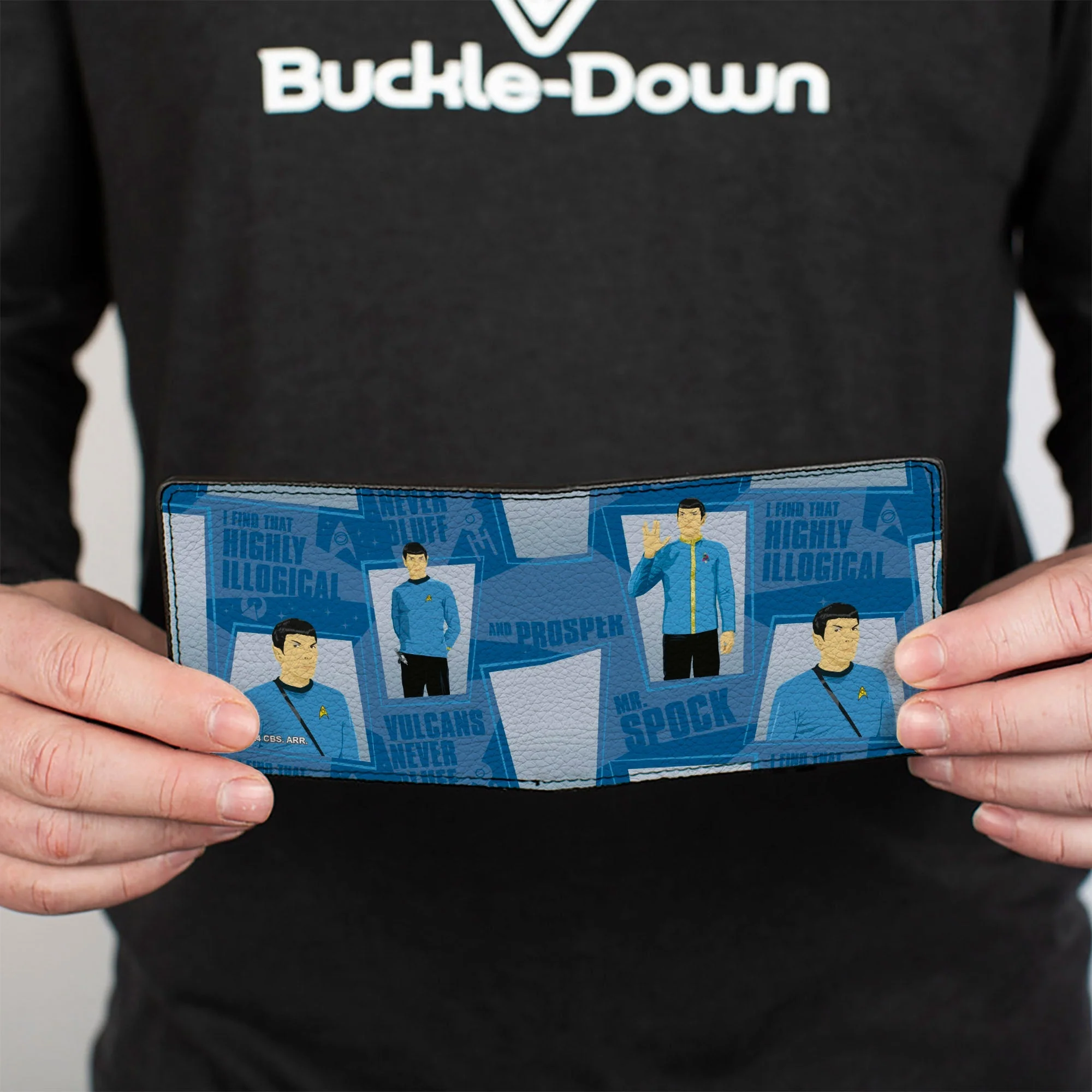 Star Trek Classic Poses and Quotes Collage Bi-Fold Wallet - Image 4