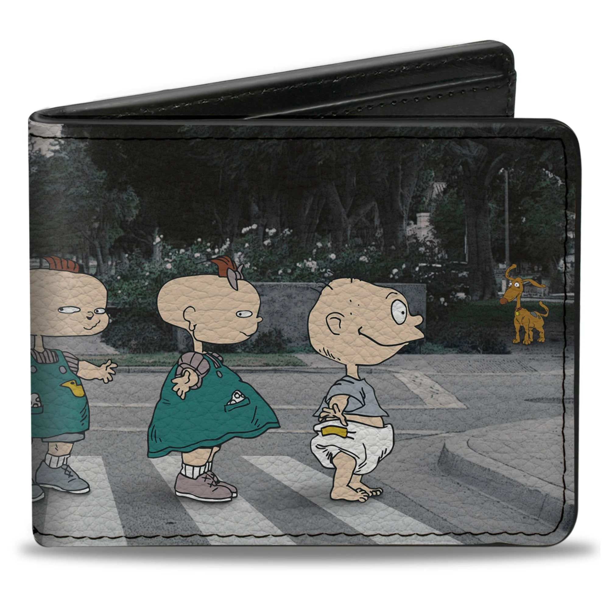 Rugrats 6-Character Road Crossing Scene Bi-Fold Wallet