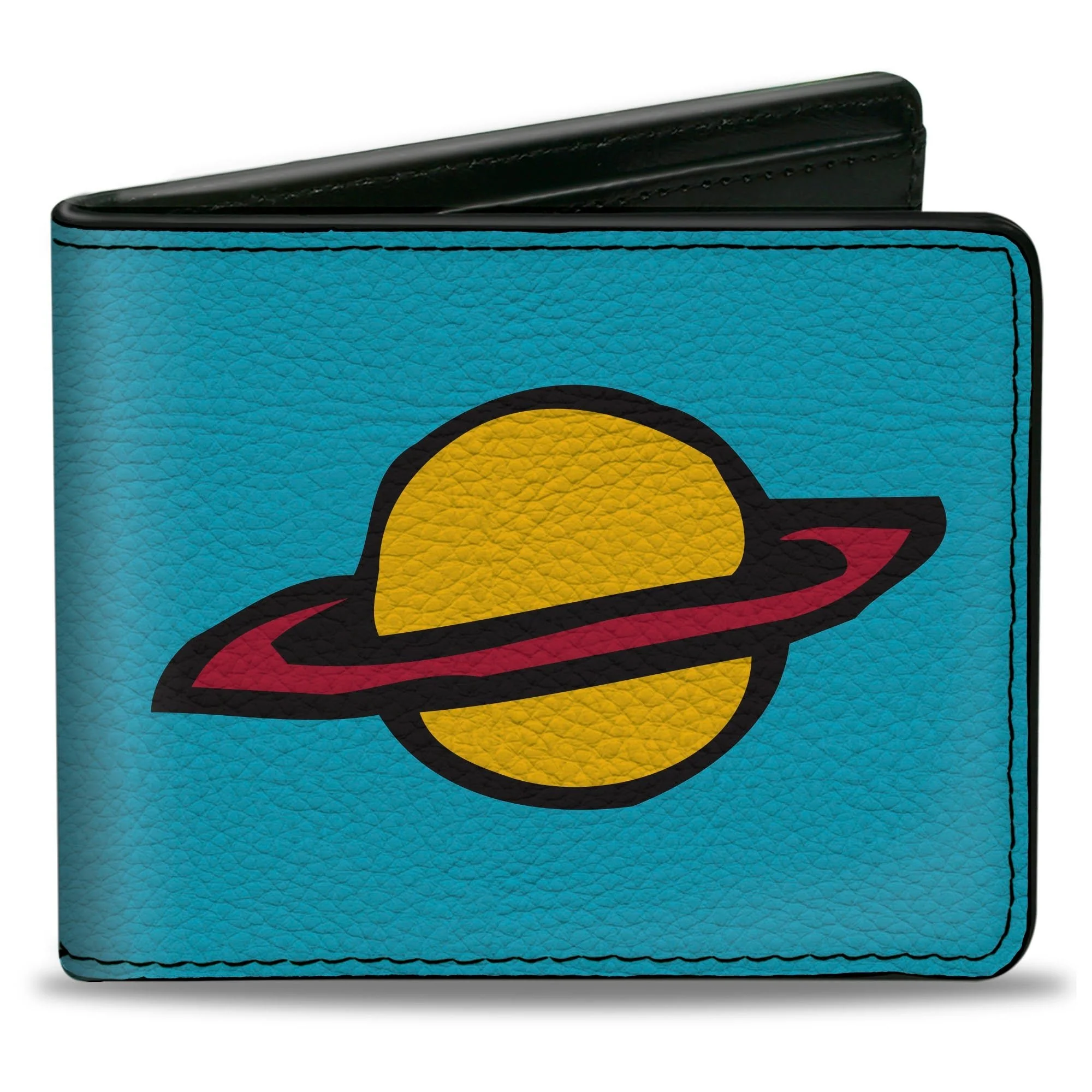 Rugrats Chuckie Saturn Shirt Icon Blue Bi-Fold Wallet
