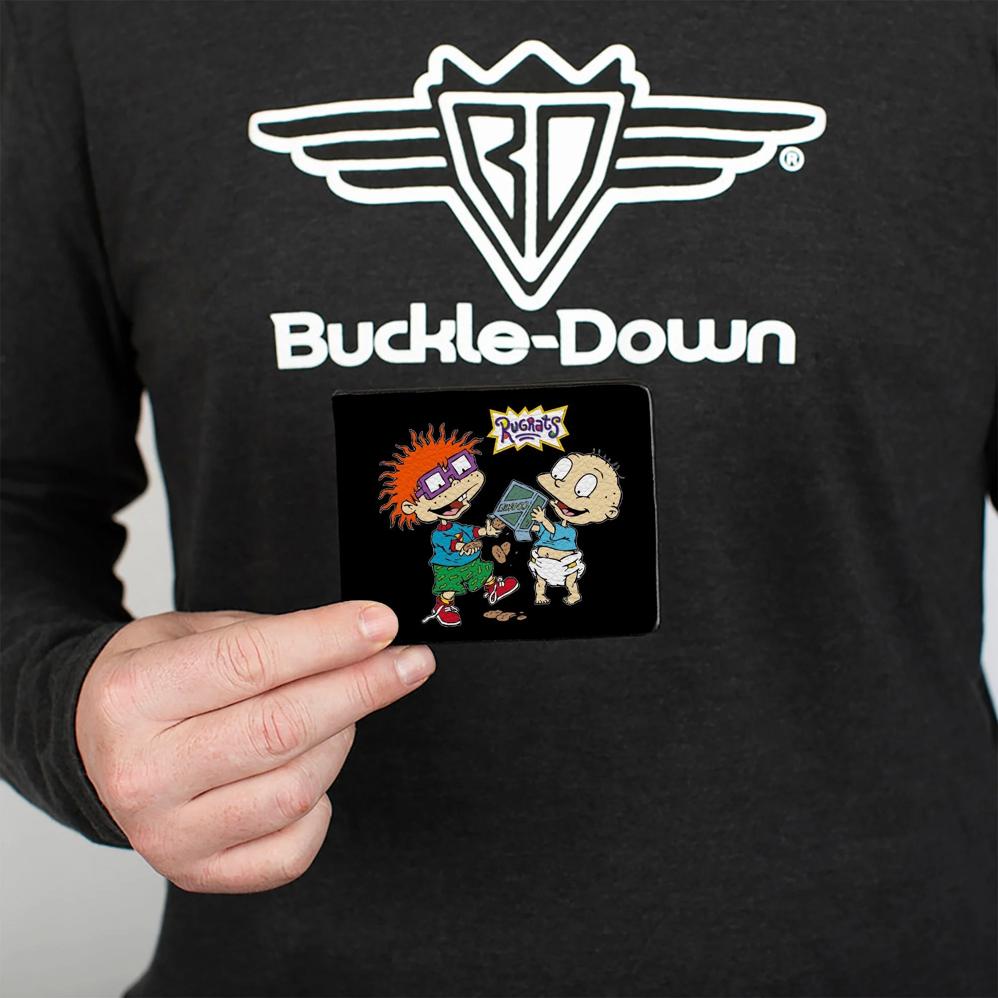 Rugrats Chuckie & Tommy Cookies Scene Bi-Fold Wallet - Image 3