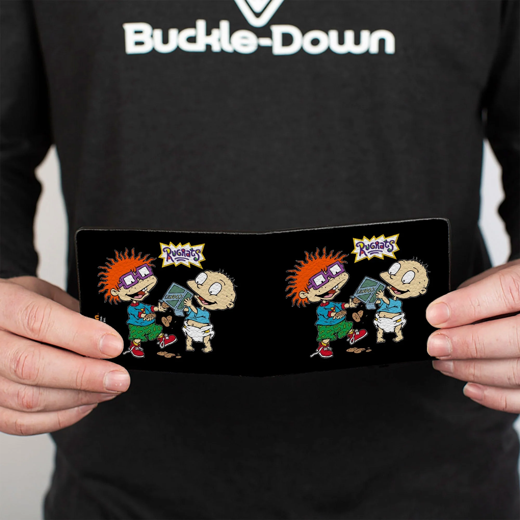 Rugrats Chuckie & Tommy Cookies Scene Bi-Fold Wallet - Image 4