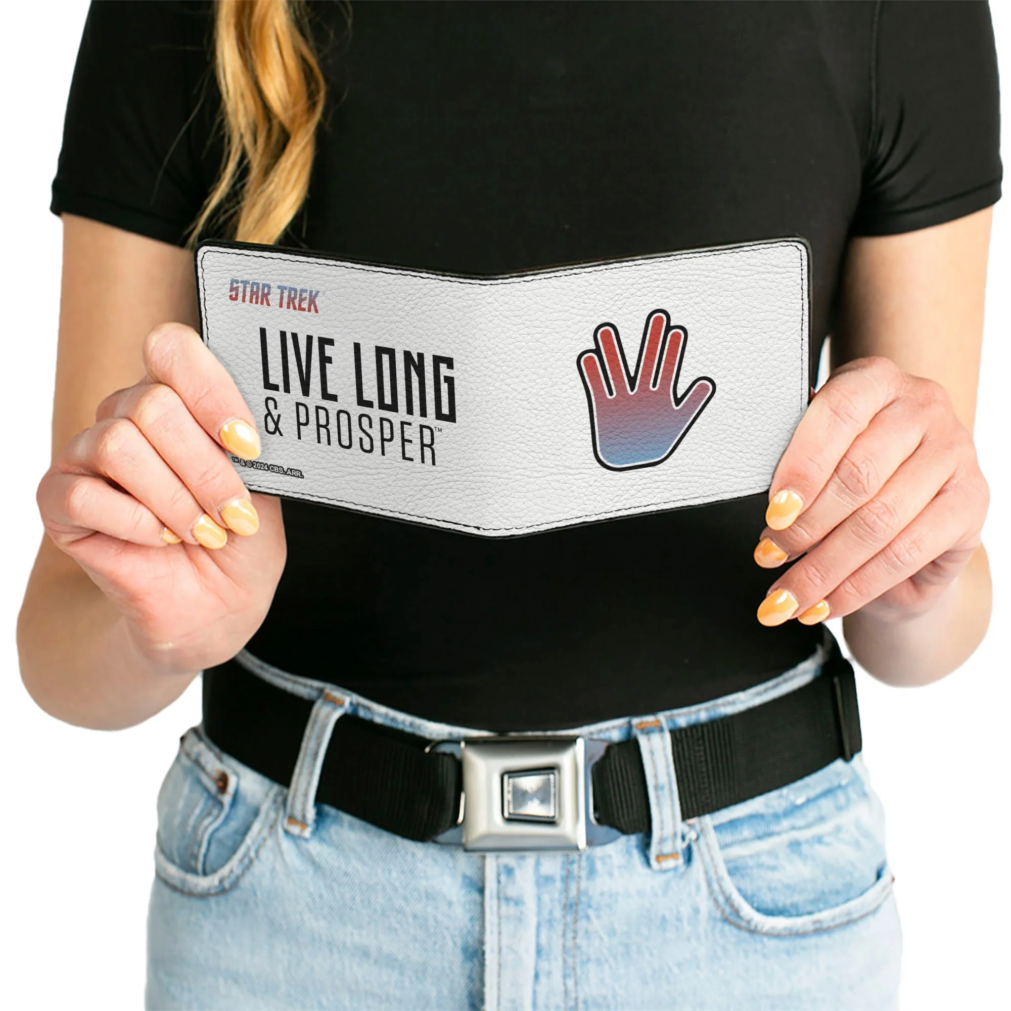 Star Trek Live Long & Prosper Vegan Leather Bi-Fold Wallet - Image 6