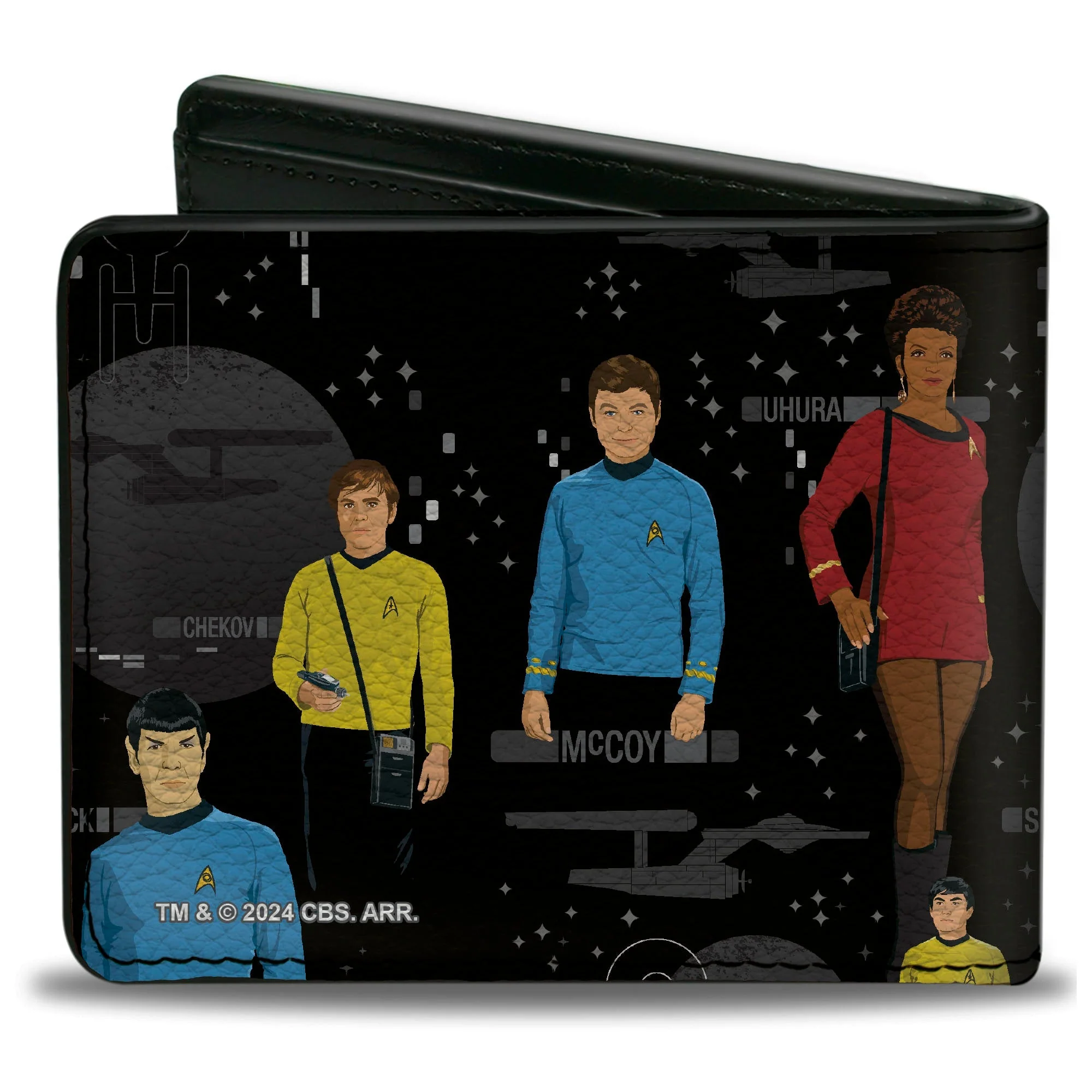 Star Trek Original Series Crew & Icons Vegan Leather Wallet - Image 2