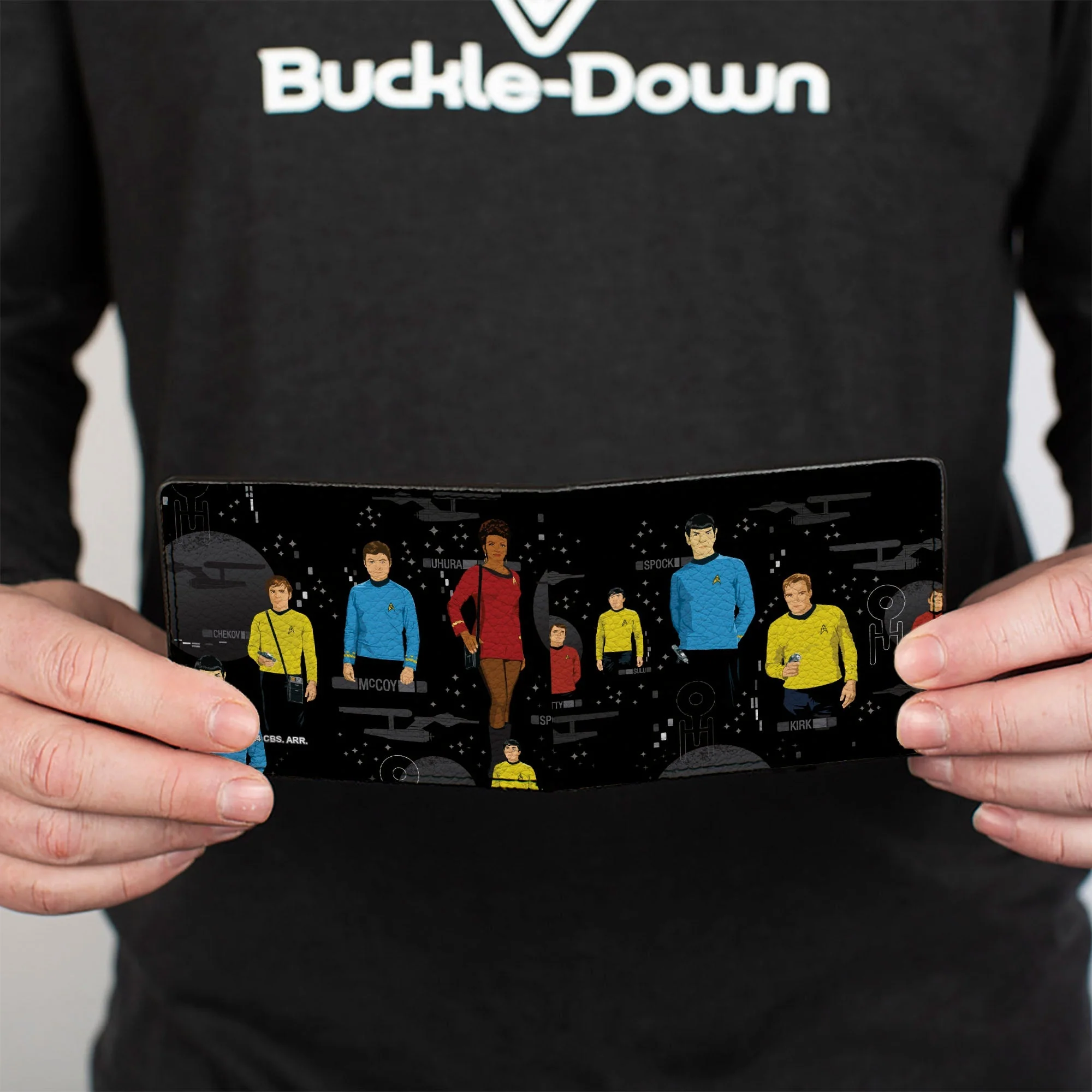 Star Trek Original Series Crew & Icons Vegan Leather Wallet - Image 4