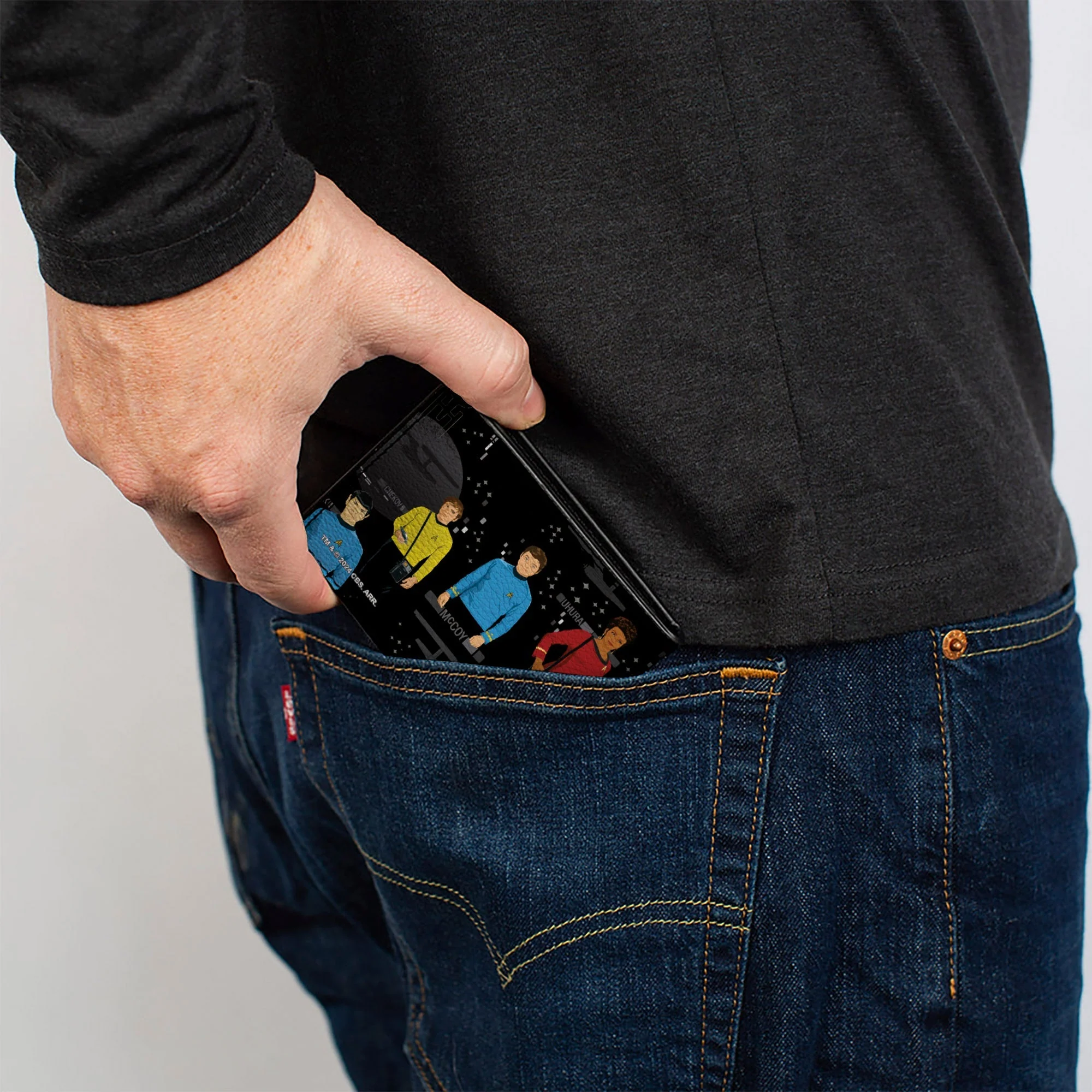 Star Trek Original Series Crew & Icons Vegan Leather Wallet - Image 5