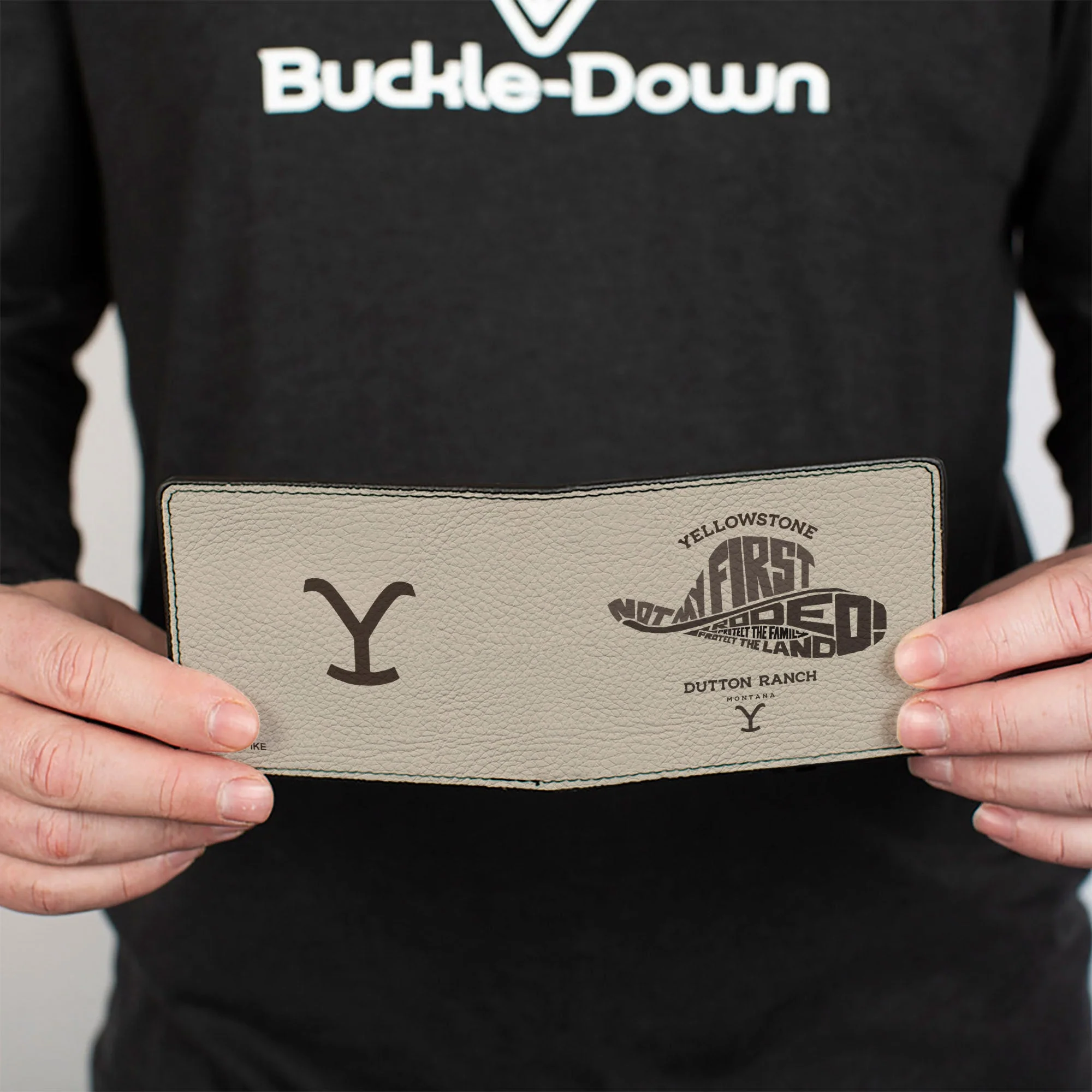 Yellowstone Not My First Rodeo Typography Bi-Fold Wallet - Image 4