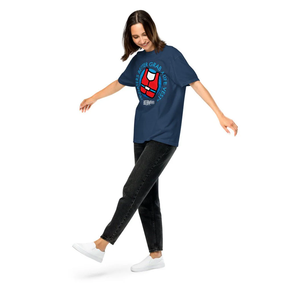 Big Brother "Floaters Better Grab a Life Vest" Unisex Comfort Colors T-Shirt - Image 3