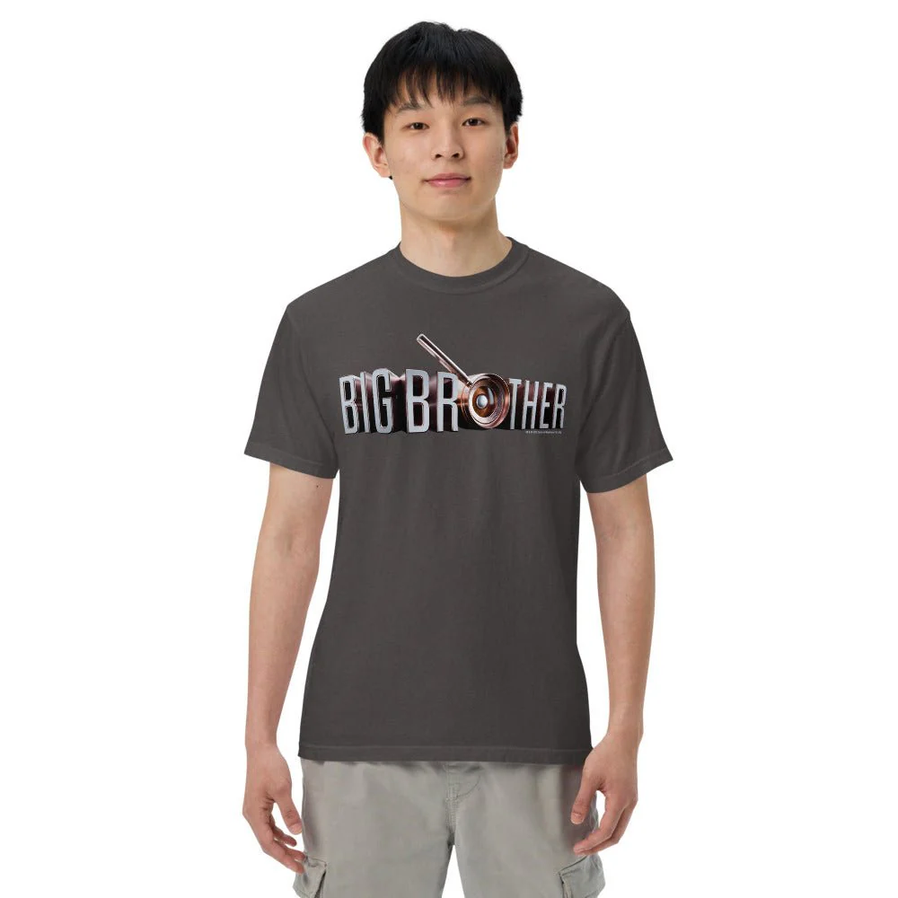 Big Brother Gold Magnifying Glass Unisex Comfort Colors T-Shirt - Image 11