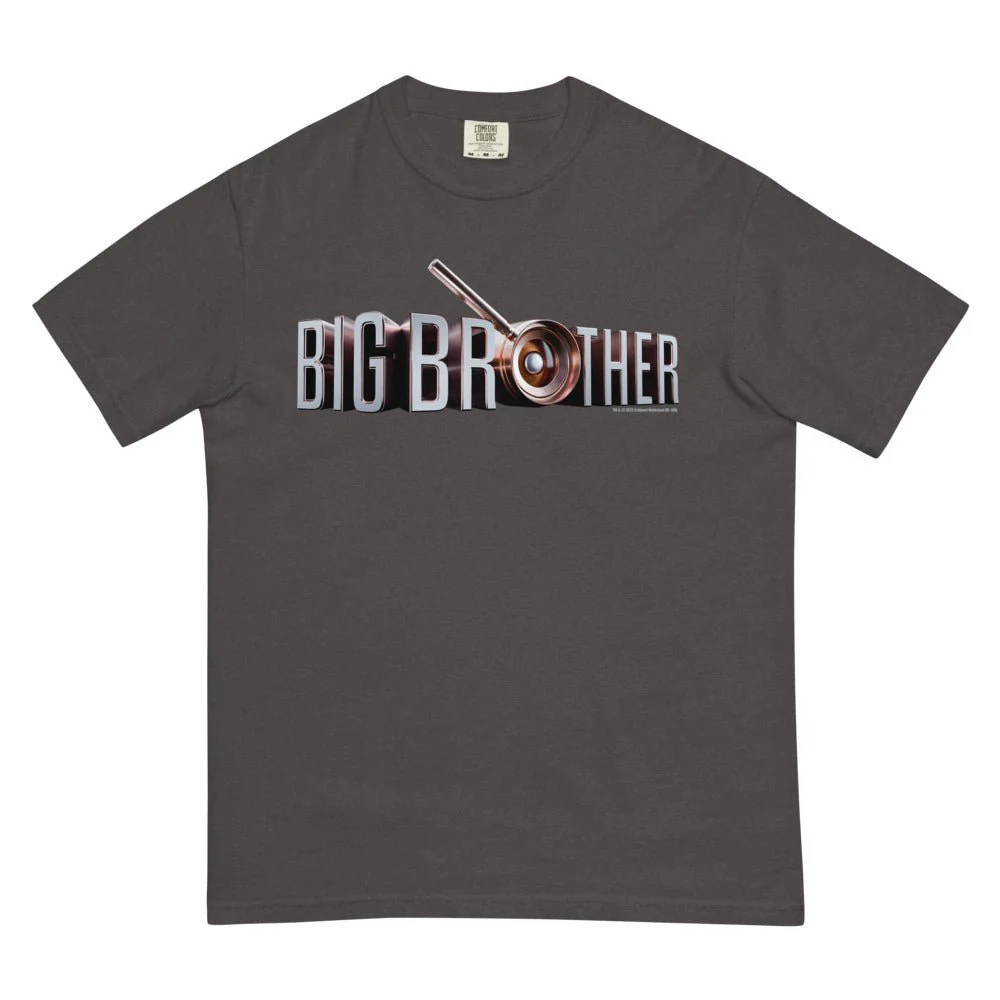 Big Brother Gold Magnifying Glass Unisex Comfort Colors T-Shirt - Image 7