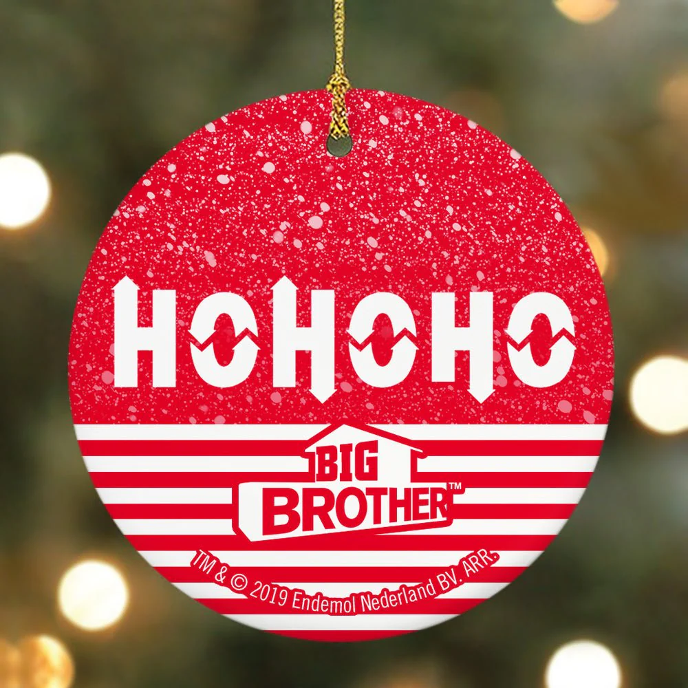 Big Brother HOHOHO HOH Round Ceramic Ornament - Image 2
