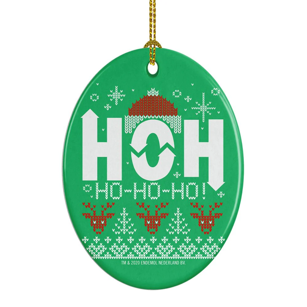 Big Brother Holiday HOH Oval Doily Ornament