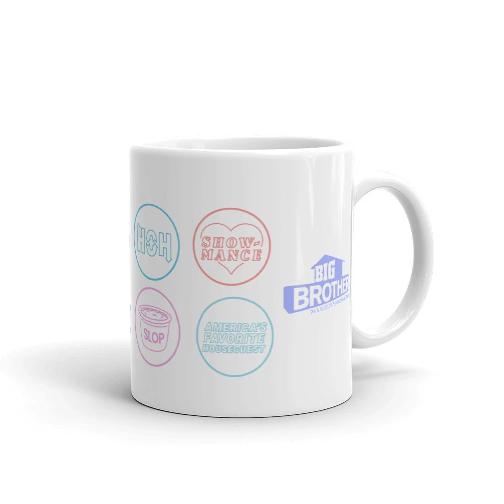 Big Brother Logo Mash Up White Mug