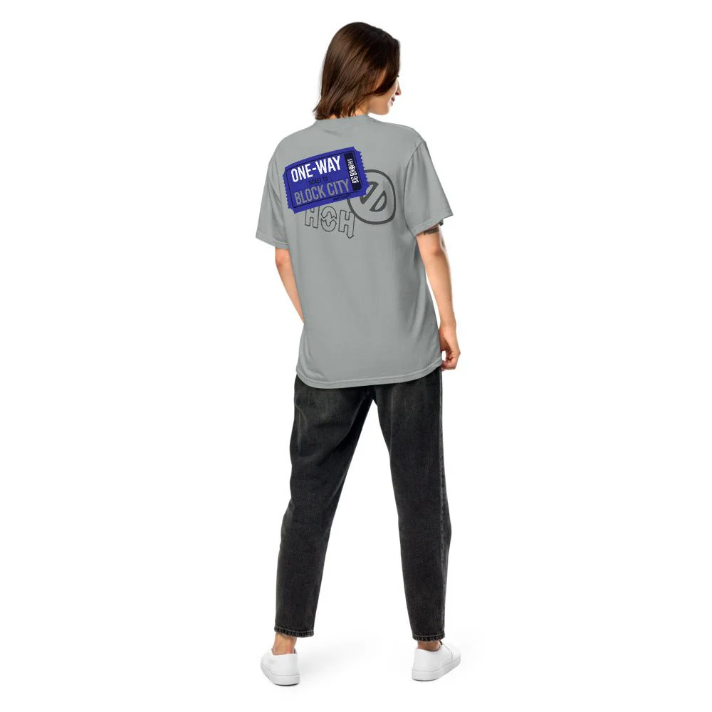 Big Brother "One Way Ticket To Block City" Unisex Comfort Colors T-Shirt - Image 6