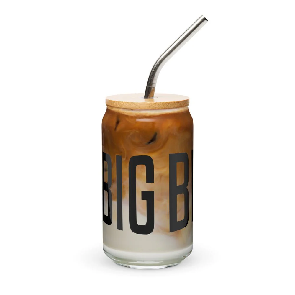 Big Brother Season 27 Logo Can-Shaped Glass with Lid and Straw - Image 8