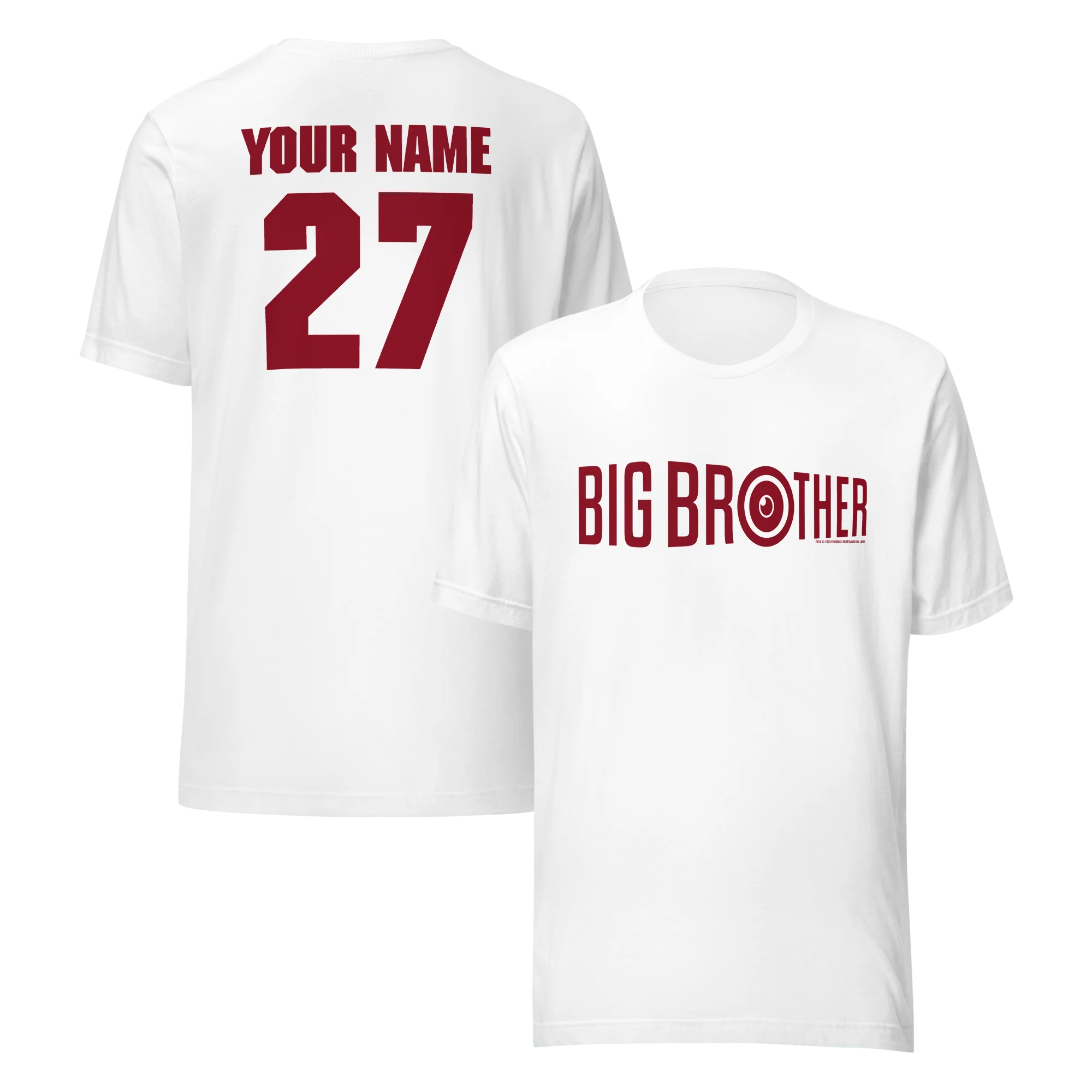 Big Brother Season 27 Logo Personalized Unisex T-Shirt - Image 11