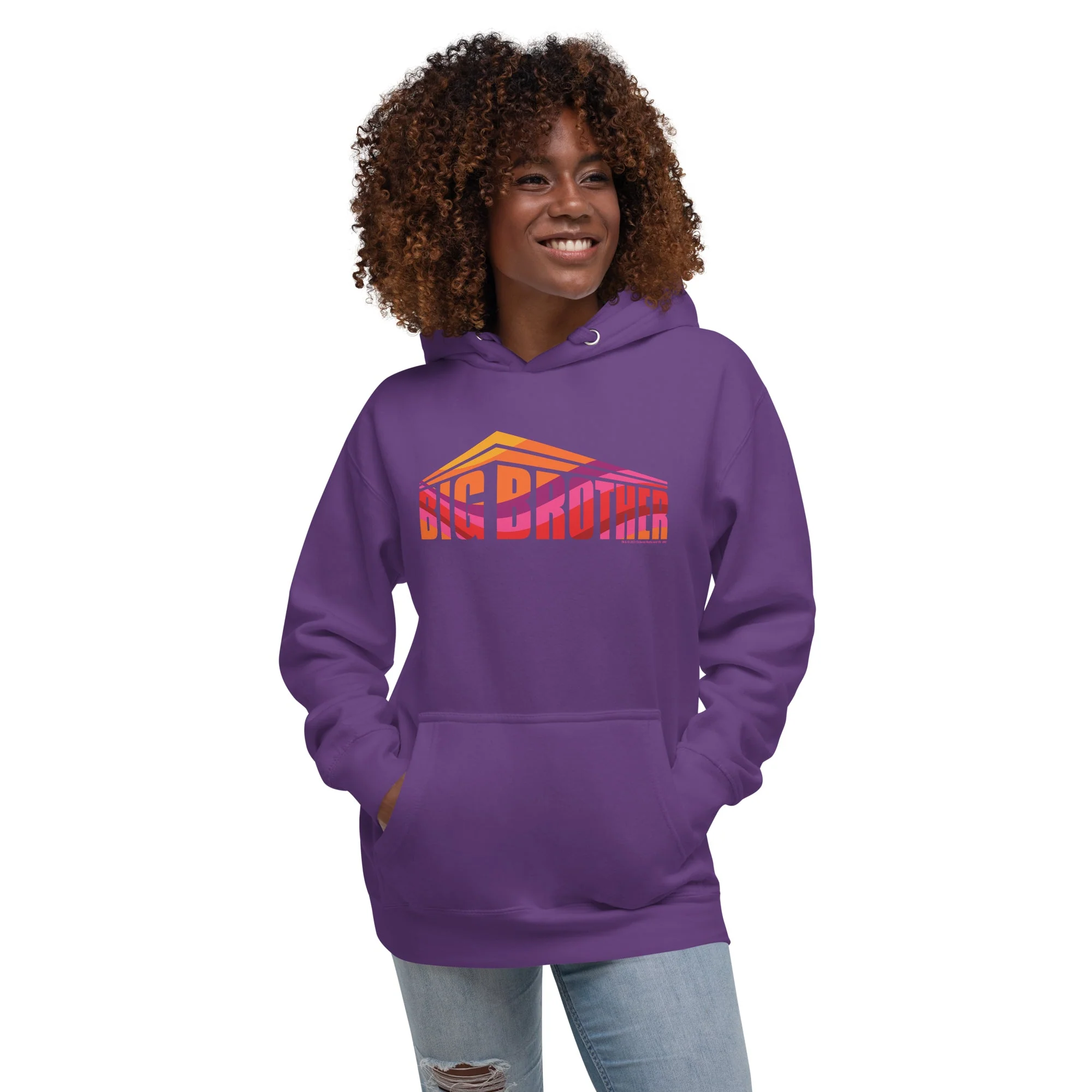 Big Brother Swirl Logo Unisex Premium Hoodie - Image 2