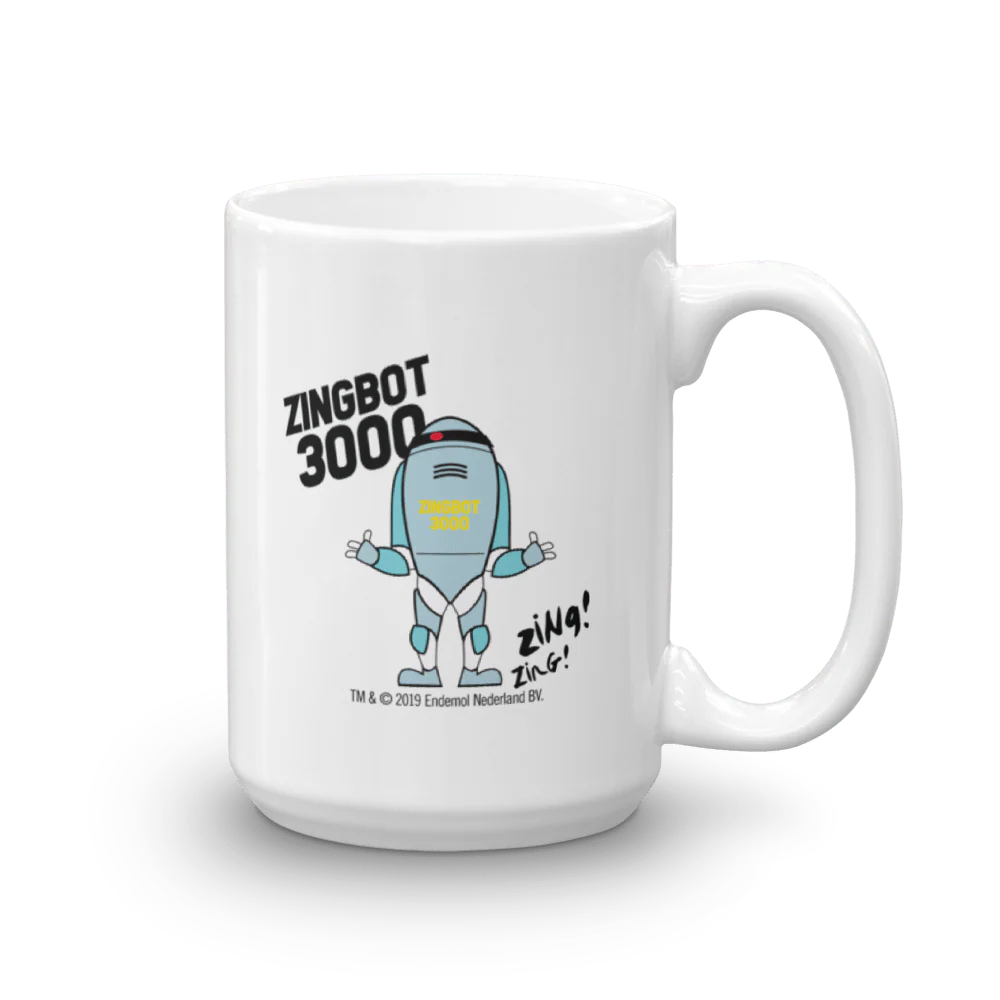 Big Brother Zingbot 3000 White Mug - Image 5