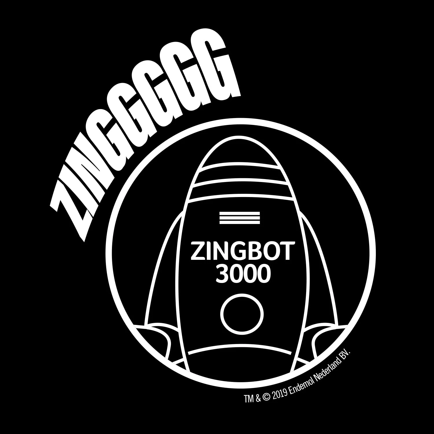 Big Brother Zingbot Black Mug - Image 2
