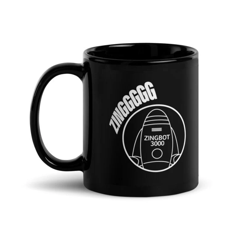 Big Brother Zingbot Black Mug - Image 5