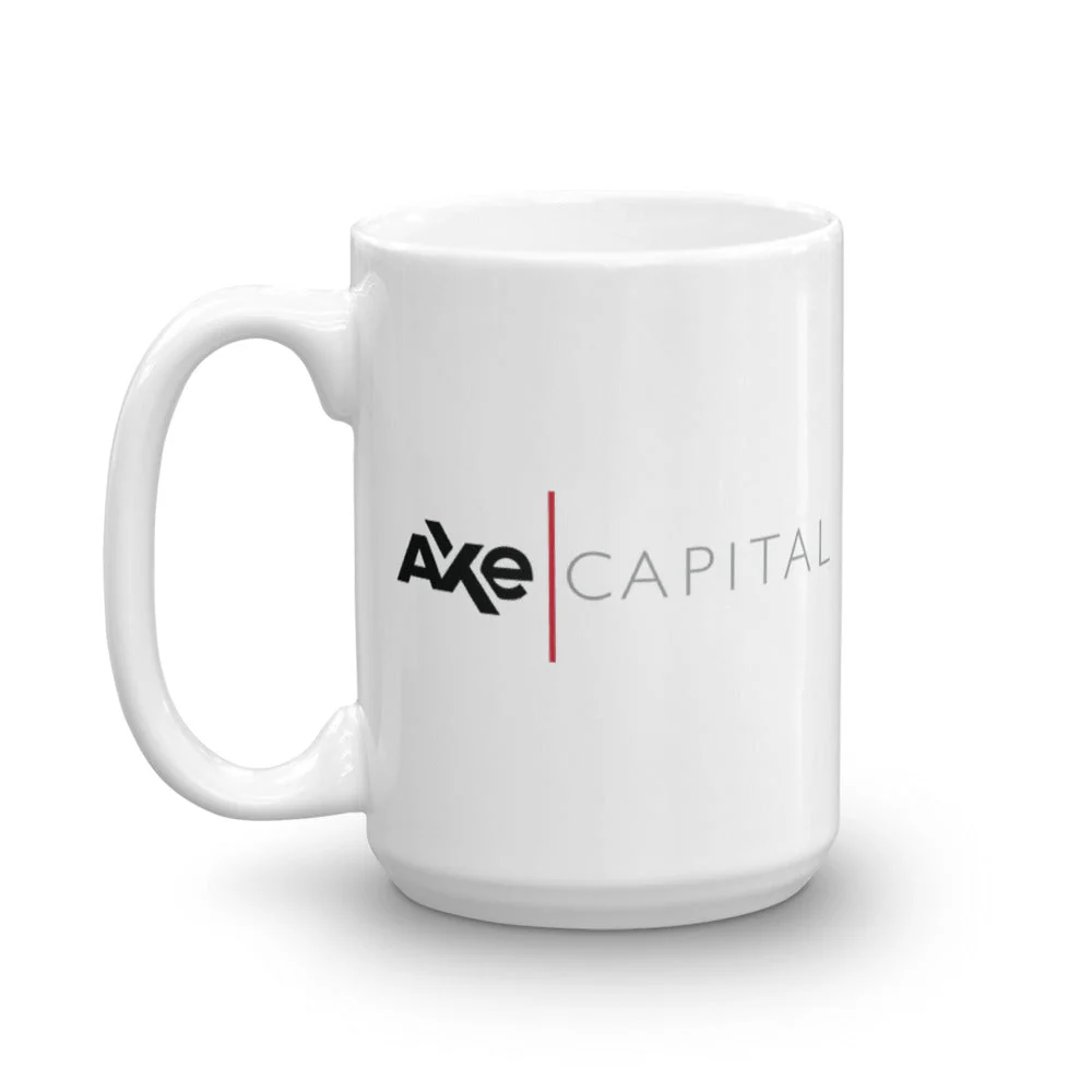 Billions Axe Capital Horizontal Logo Personalized 15 oz White Mug - Image 2