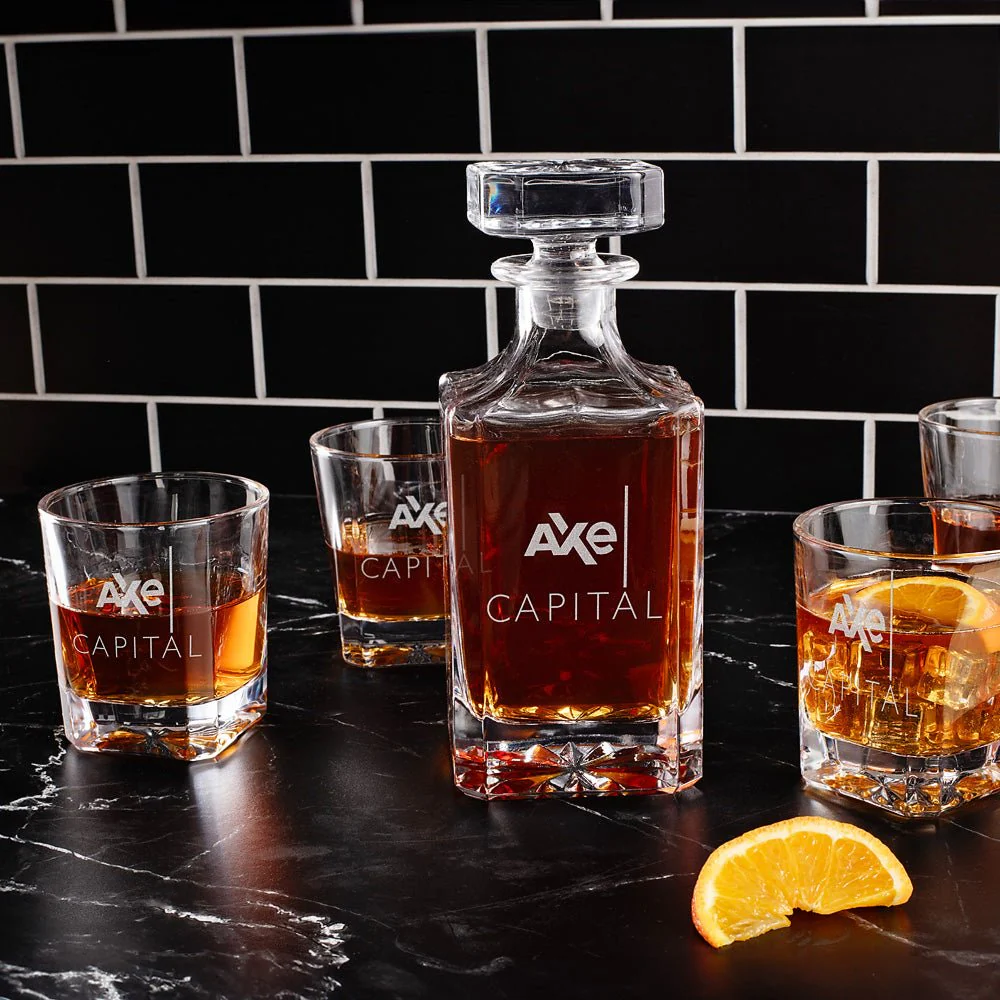Billions Axe Capital Logo Decanter Set - Image 2