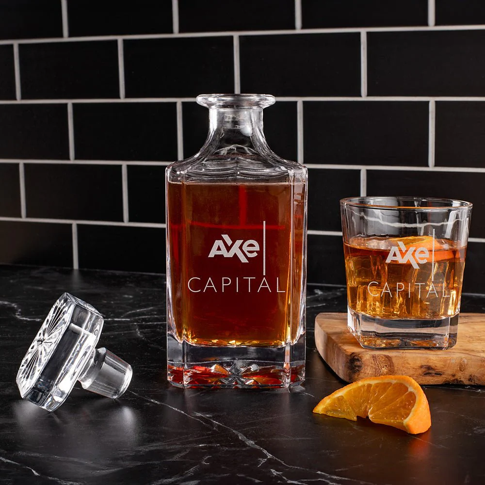 Billions Axe Capital Logo Decanter Set - Image 3
