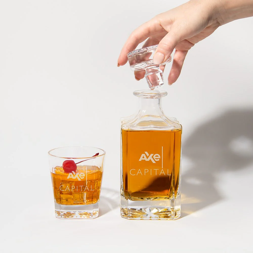 Billions Axe Capital Logo Decanter Set - Image 4
